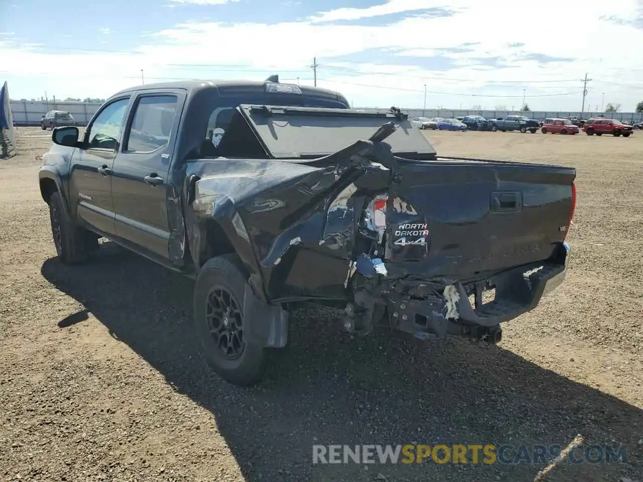 3 Photograph of a damaged car 3TMCZ5AN2KM204597 TOYOTA TACOMA 2019