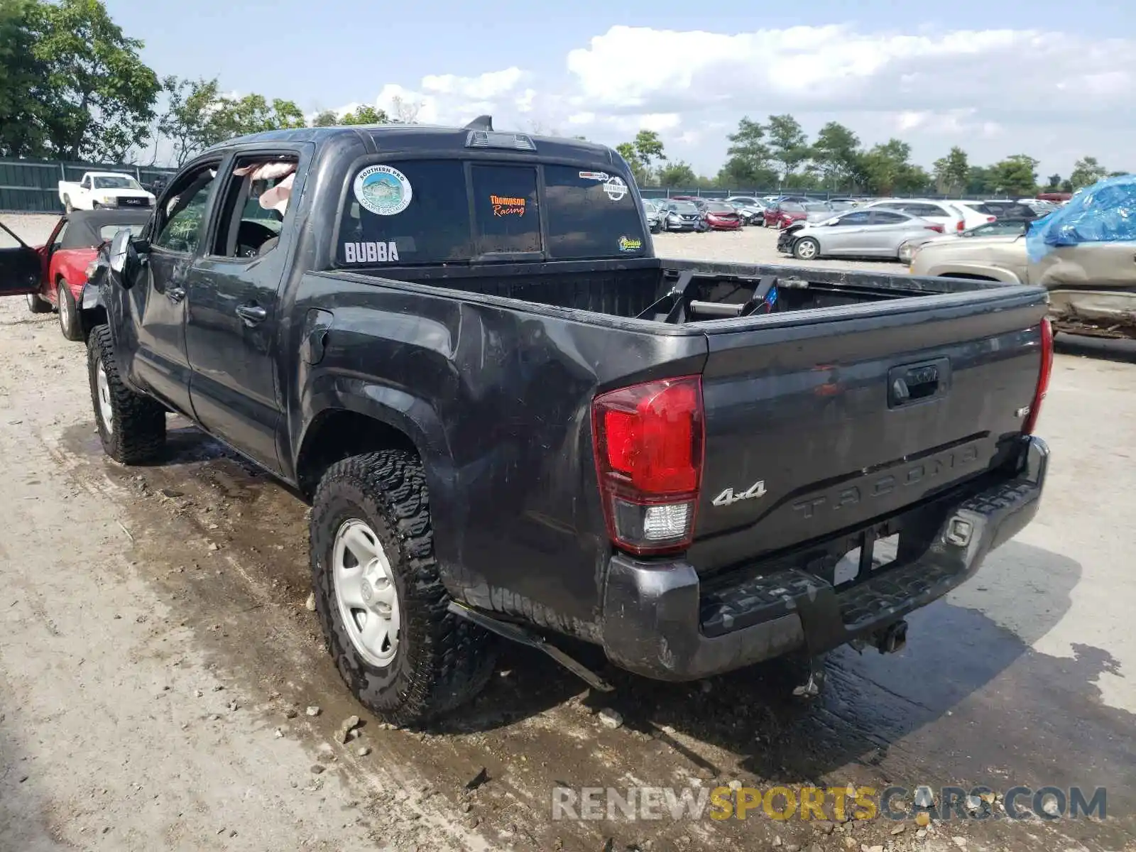 3 Photograph of a damaged car 3TMCZ5AN2KM206950 TOYOTA TACOMA 2019