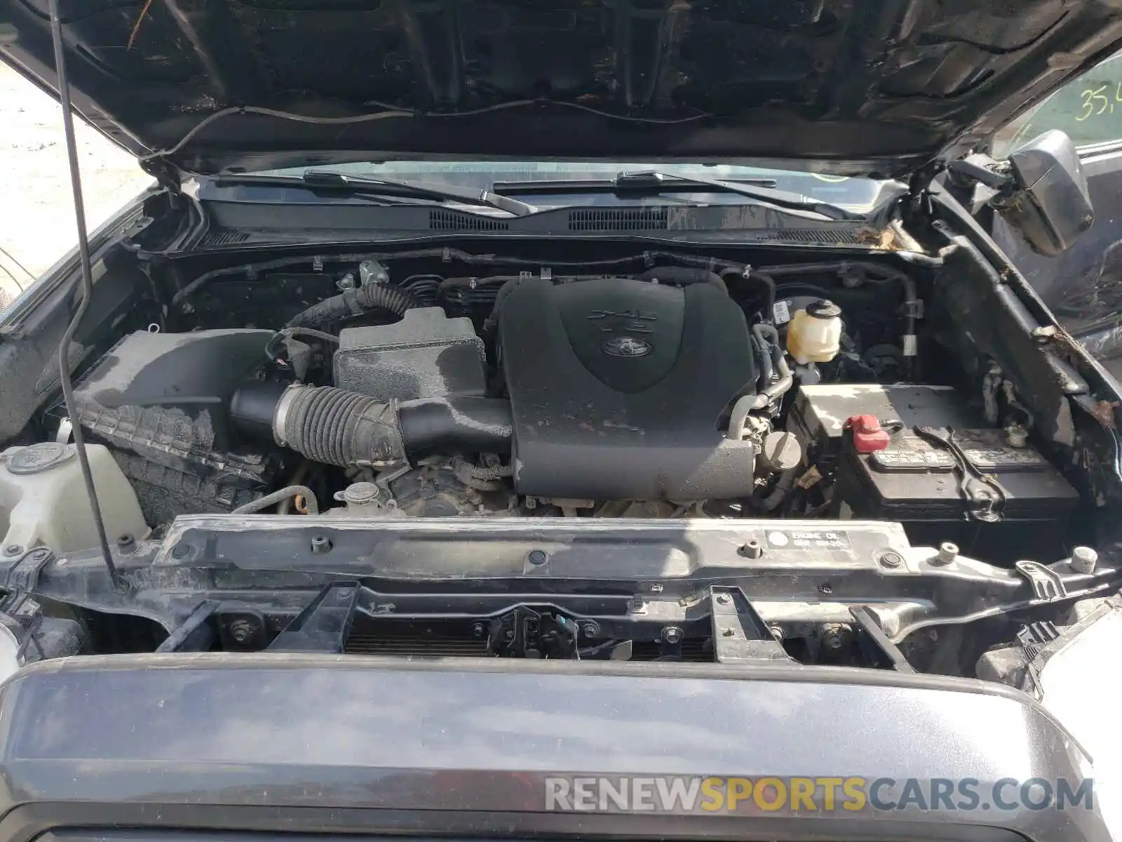 7 Photograph of a damaged car 3TMCZ5AN2KM206950 TOYOTA TACOMA 2019