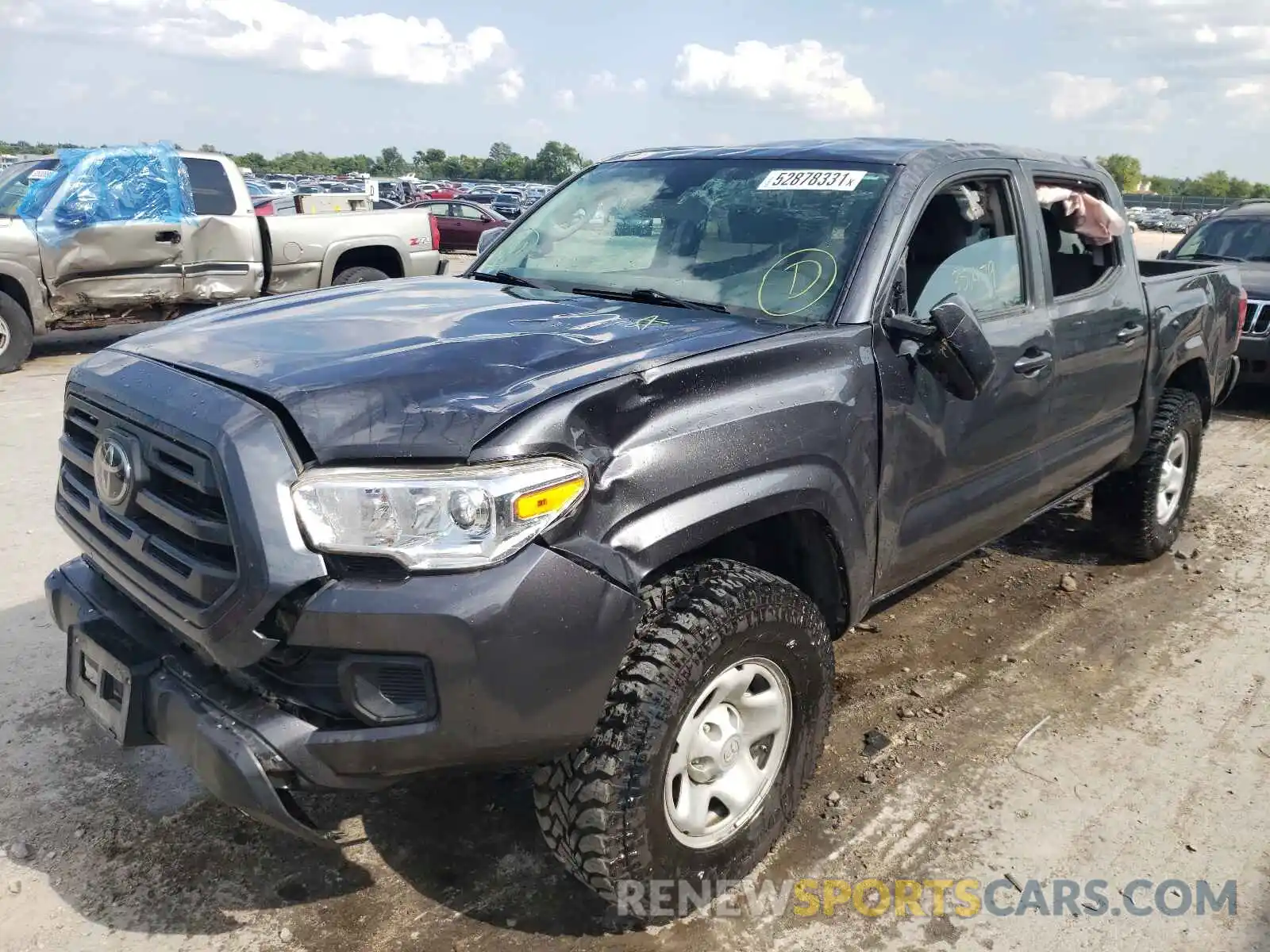 9 Photograph of a damaged car 3TMCZ5AN2KM206950 TOYOTA TACOMA 2019