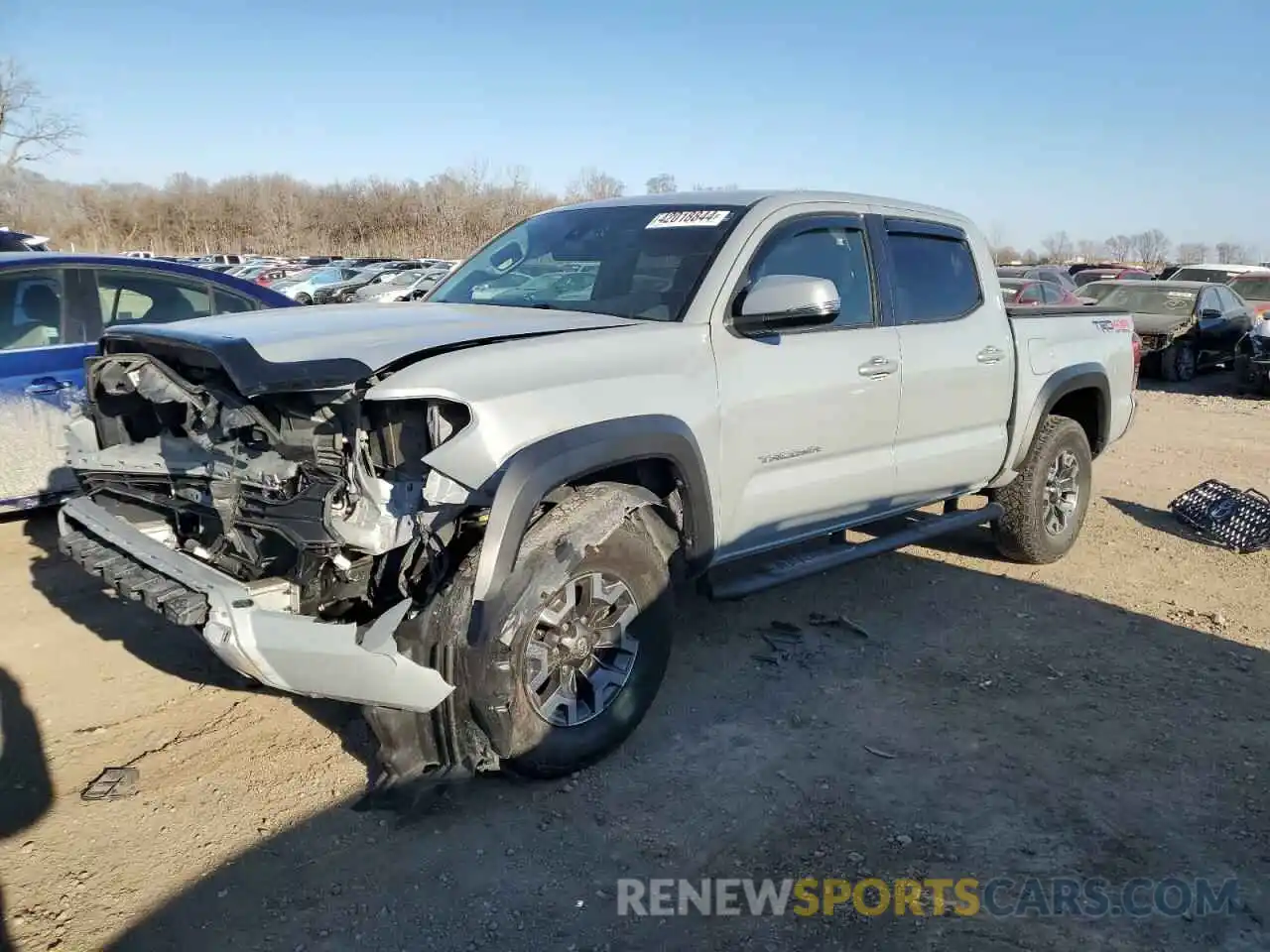 1 Photograph of a damaged car 3TMCZ5AN2KM209623 TOYOTA TACOMA 2019