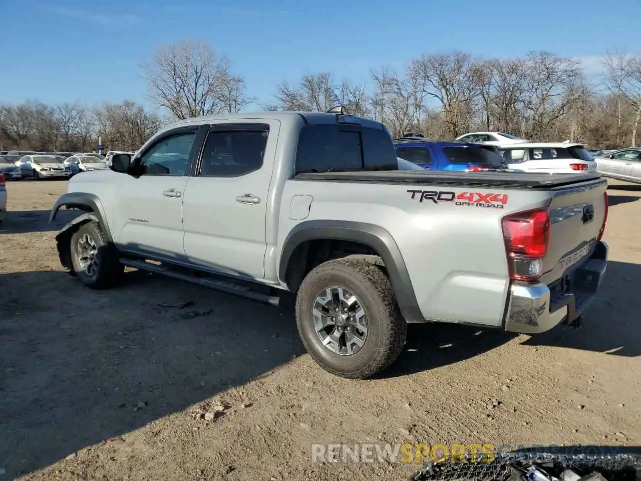 2 Photograph of a damaged car 3TMCZ5AN2KM209623 TOYOTA TACOMA 2019