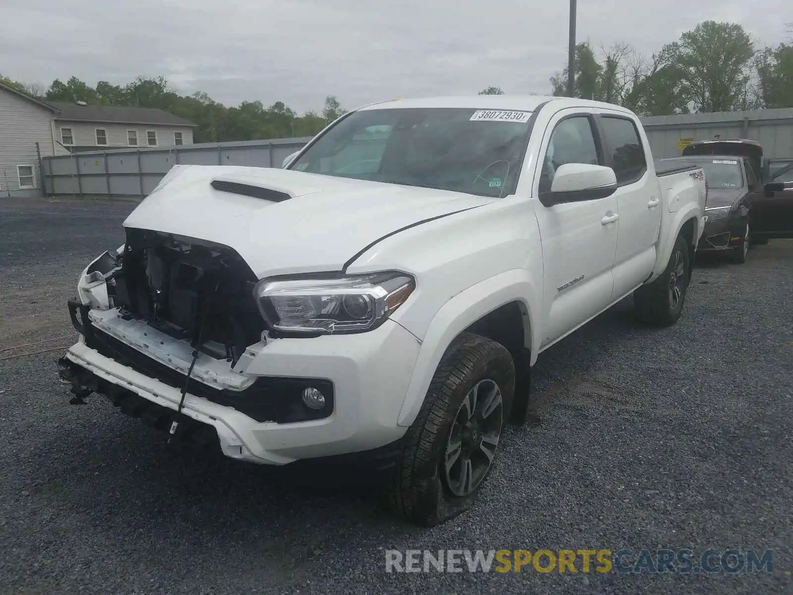 2 Photograph of a damaged car 3TMCZ5AN2KM209668 TOYOTA TACOMA 2019