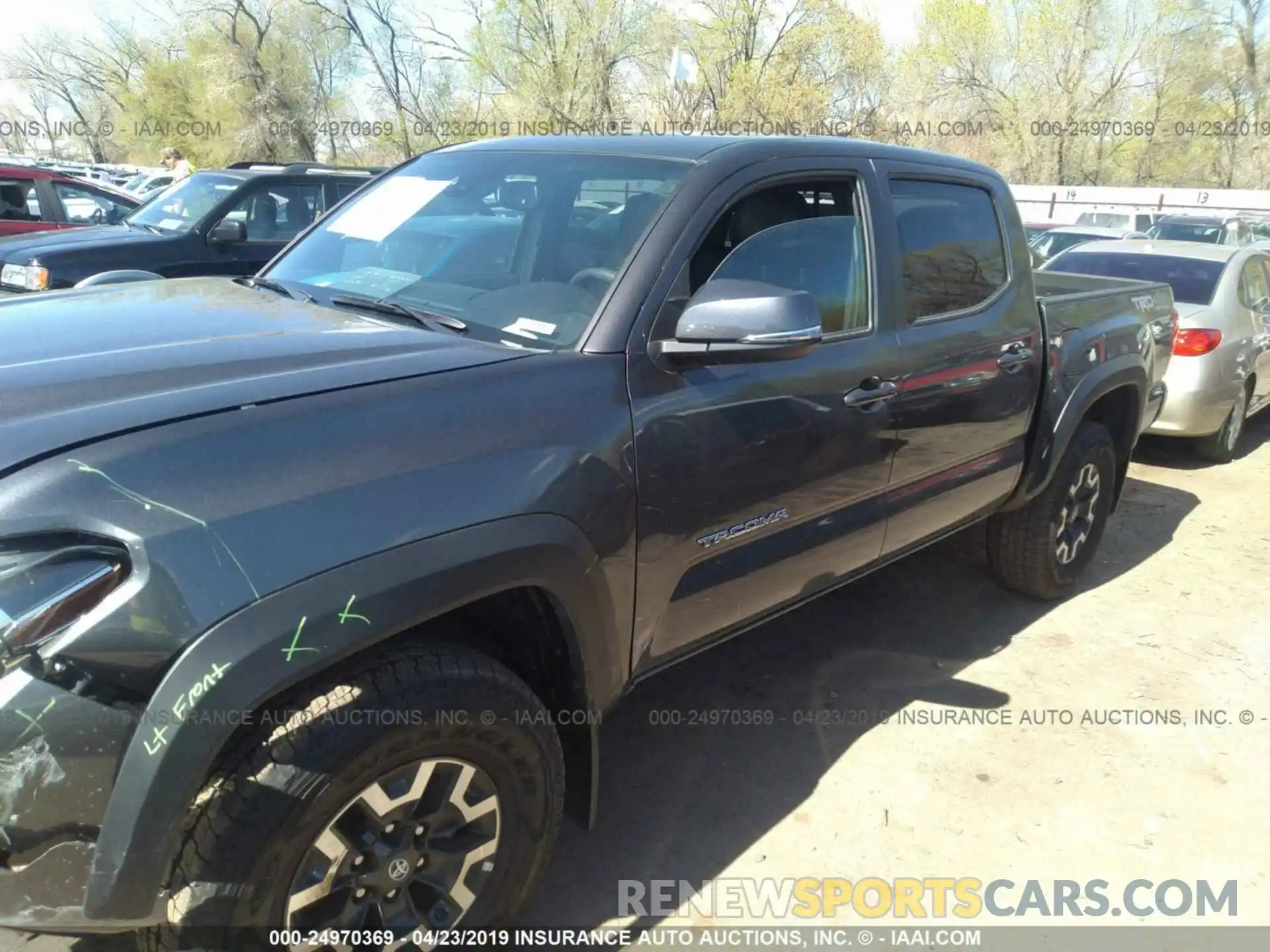 2 Photograph of a damaged car 3TMCZ5AN2KM212604 TOYOTA TACOMA 2019