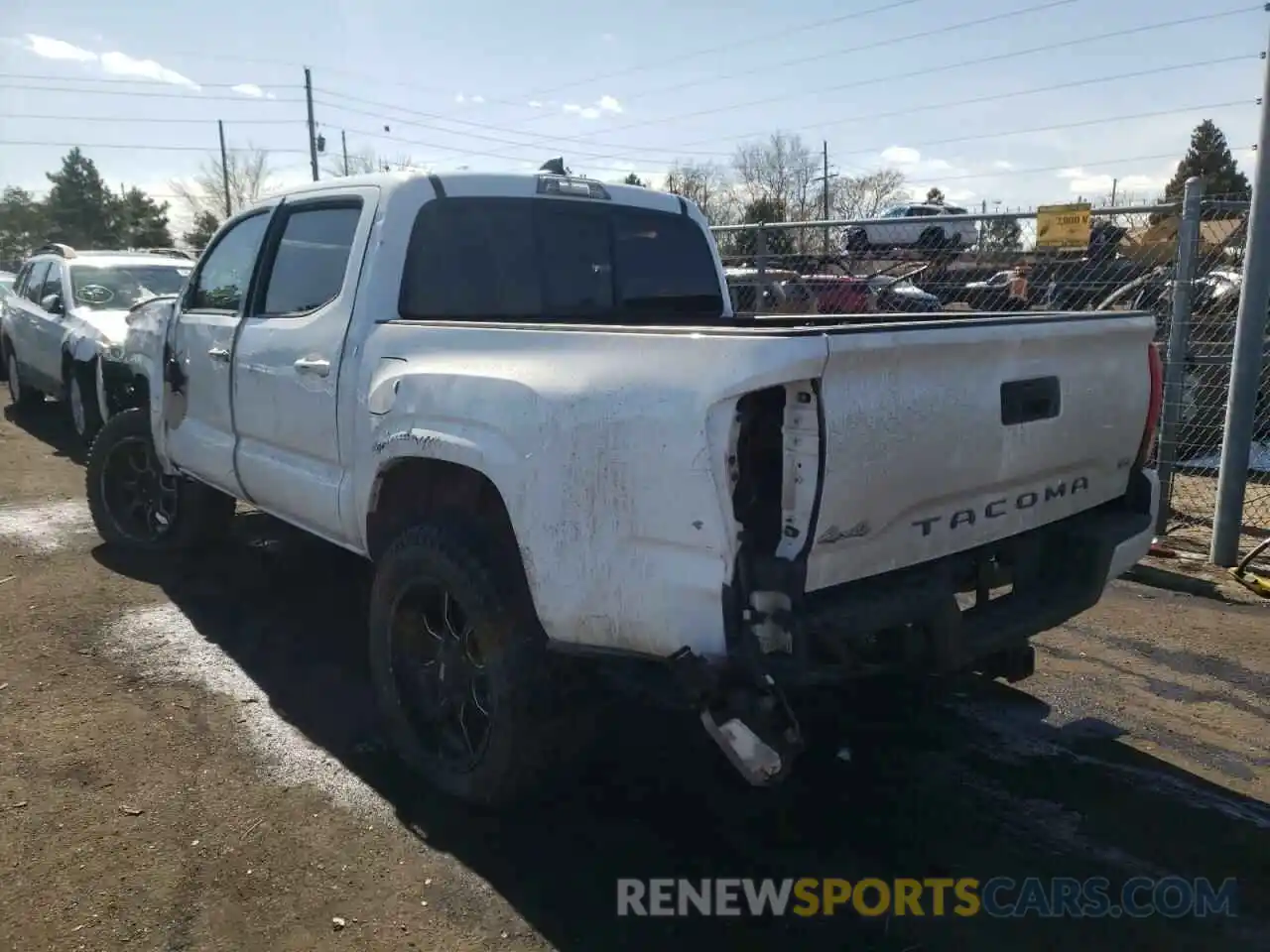 3 Photograph of a damaged car 3TMCZ5AN2KM214336 TOYOTA TACOMA 2019