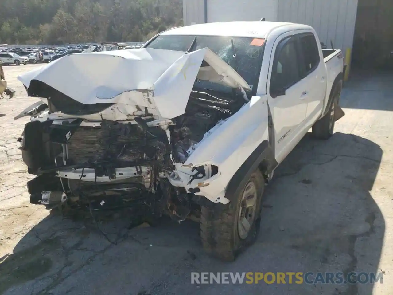 2 Photograph of a damaged car 3TMCZ5AN2KM215809 TOYOTA TACOMA 2019