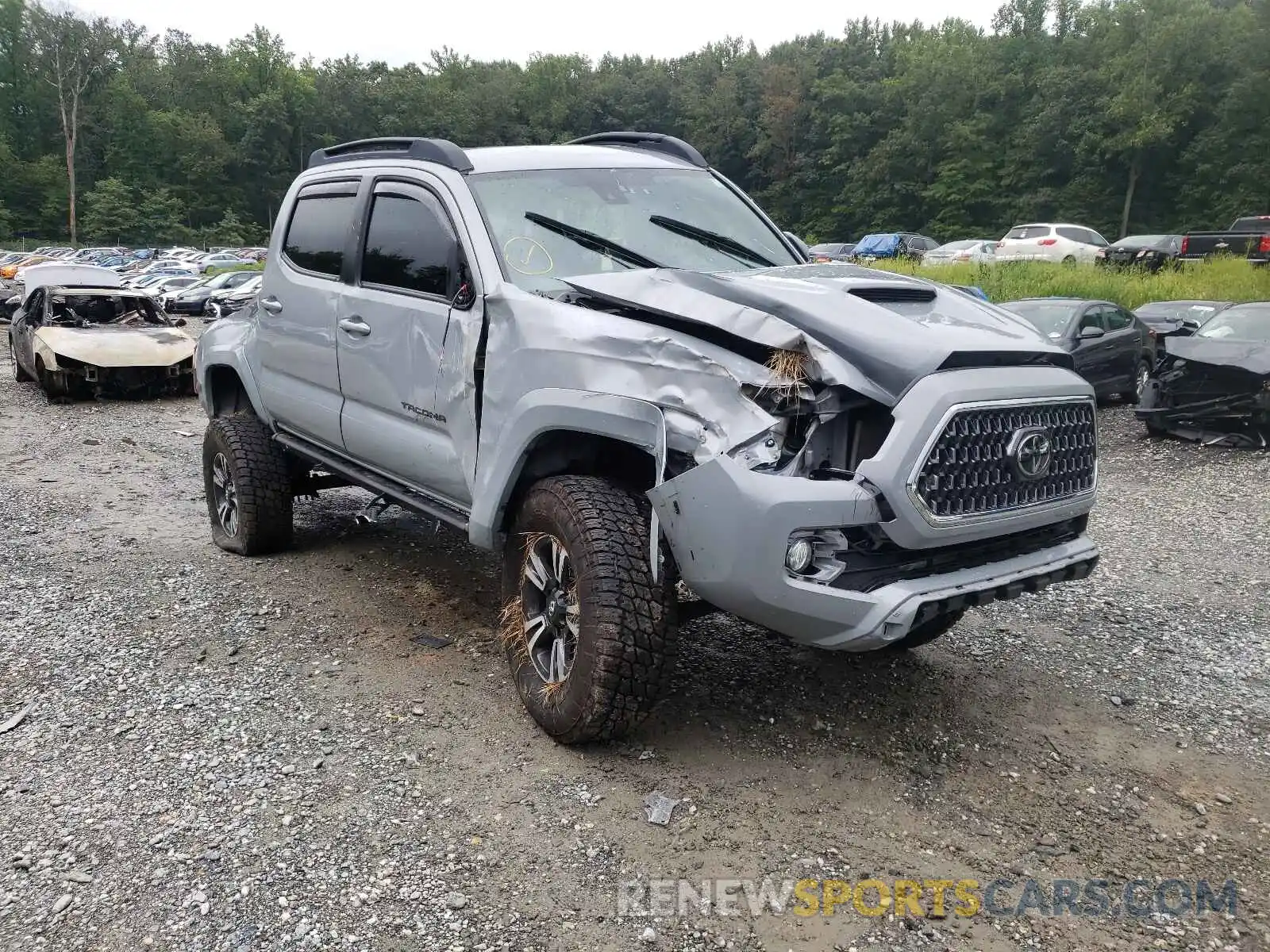 1 Photograph of a damaged car 3TMCZ5AN2KM215860 TOYOTA TACOMA 2019