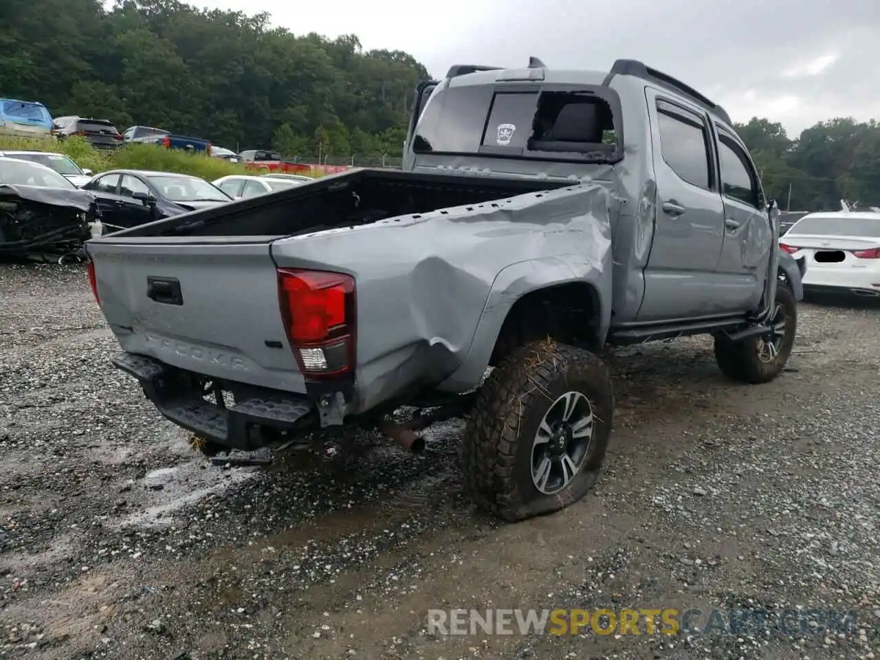 4 Photograph of a damaged car 3TMCZ5AN2KM215860 TOYOTA TACOMA 2019