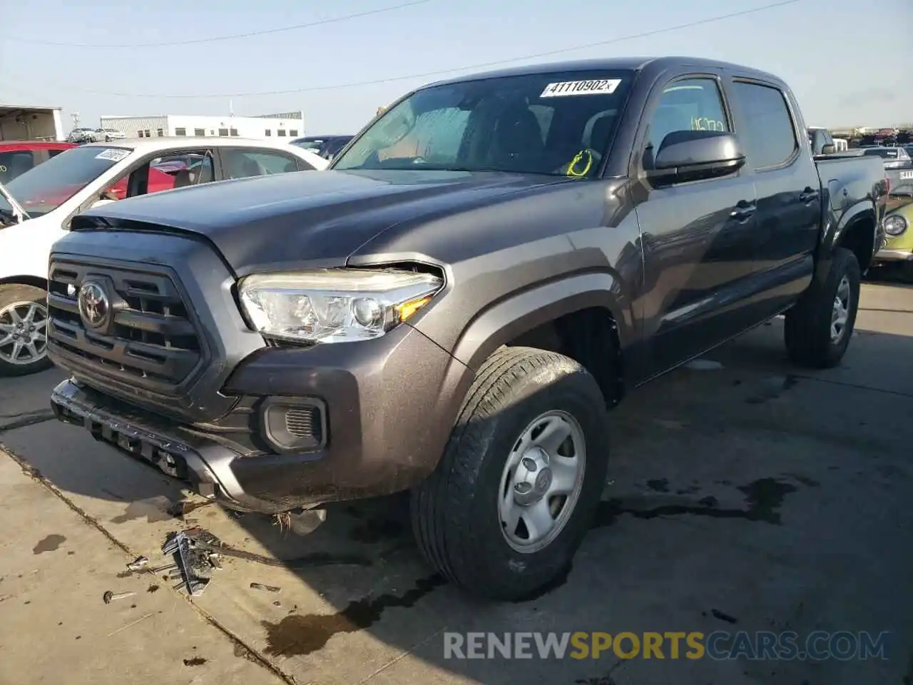 2 Photograph of a damaged car 3TMCZ5AN2KM216359 TOYOTA TACOMA 2019