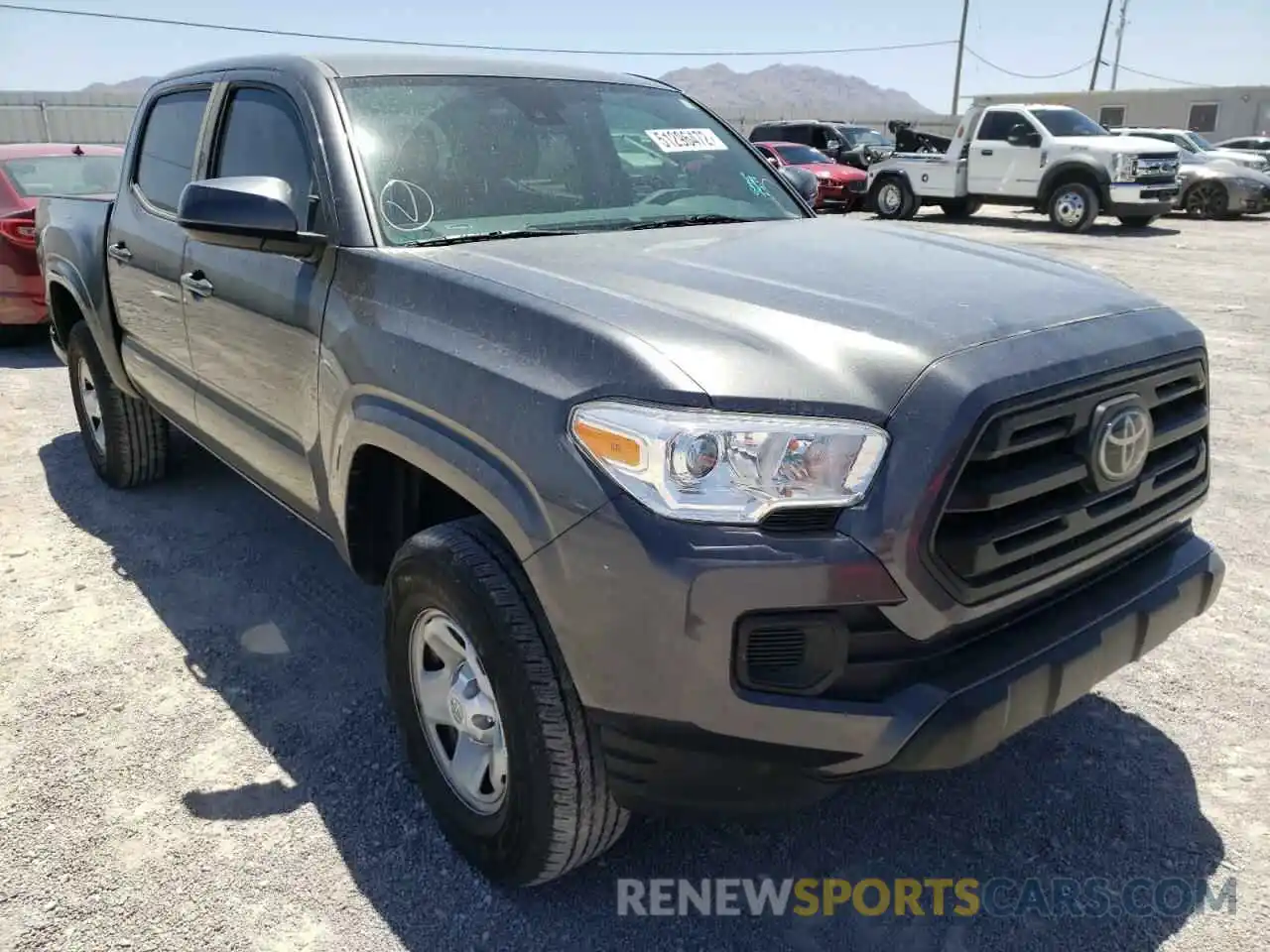 1 Photograph of a damaged car 3TMCZ5AN2KM216488 TOYOTA TACOMA 2019