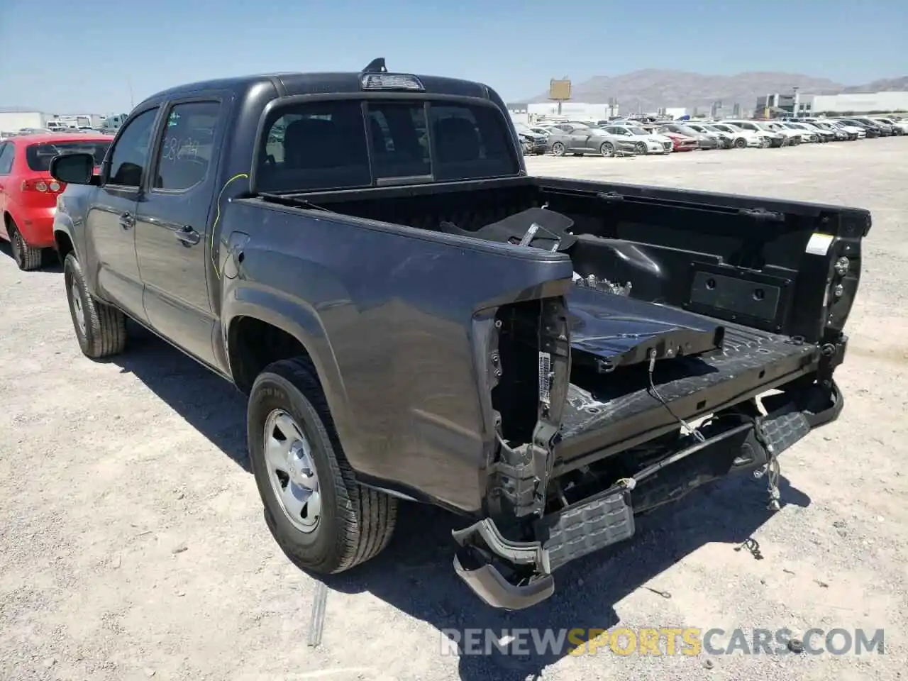 3 Photograph of a damaged car 3TMCZ5AN2KM216488 TOYOTA TACOMA 2019