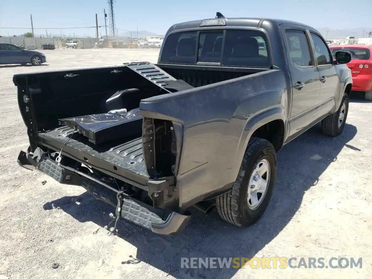 4 Photograph of a damaged car 3TMCZ5AN2KM216488 TOYOTA TACOMA 2019