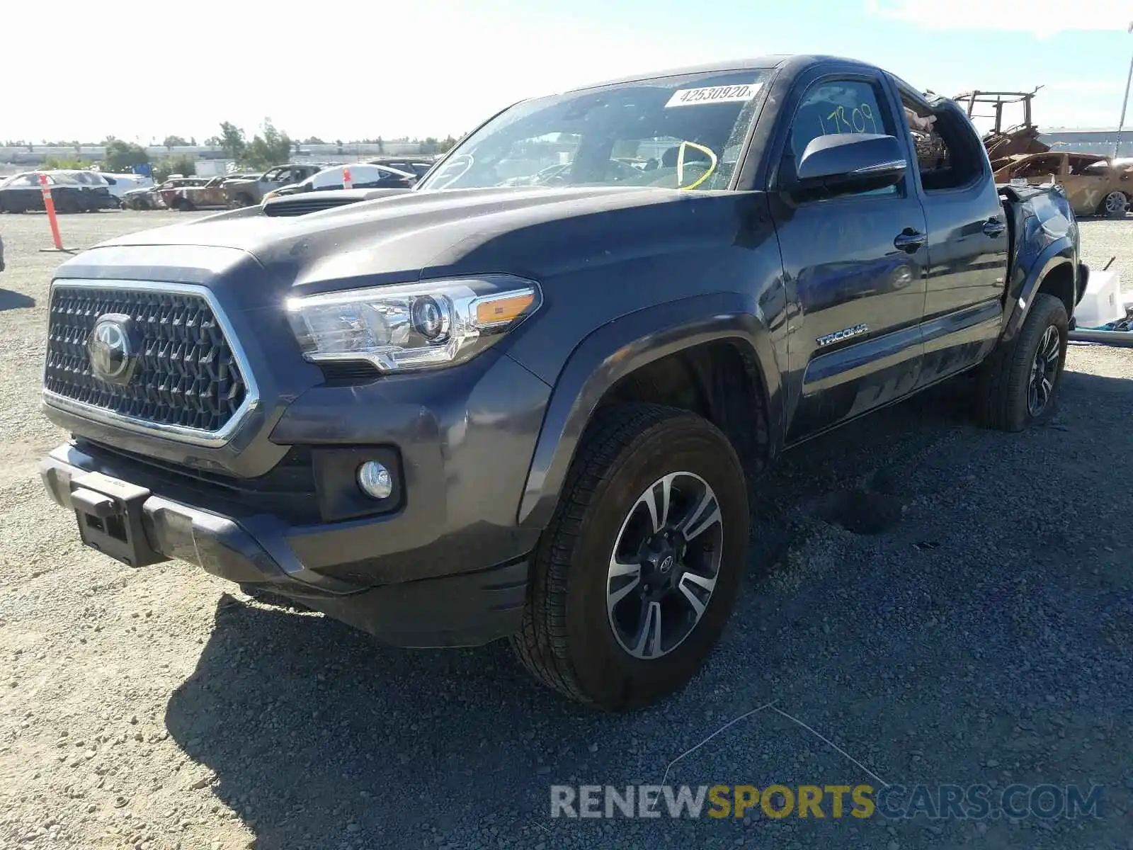 2 Photograph of a damaged car 3TMCZ5AN2KM217222 TOYOTA TACOMA 2019