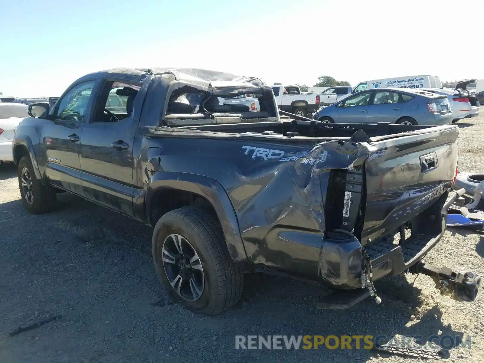 3 Photograph of a damaged car 3TMCZ5AN2KM217222 TOYOTA TACOMA 2019