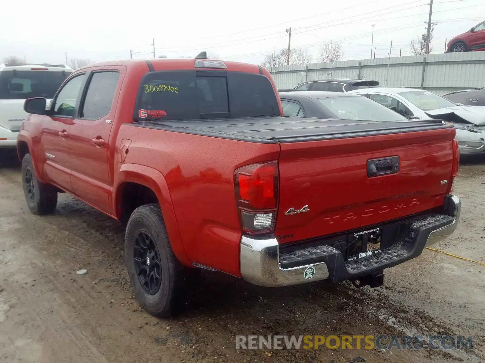 3 Photograph of a damaged car 3TMCZ5AN2KM217317 TOYOTA TACOMA 2019