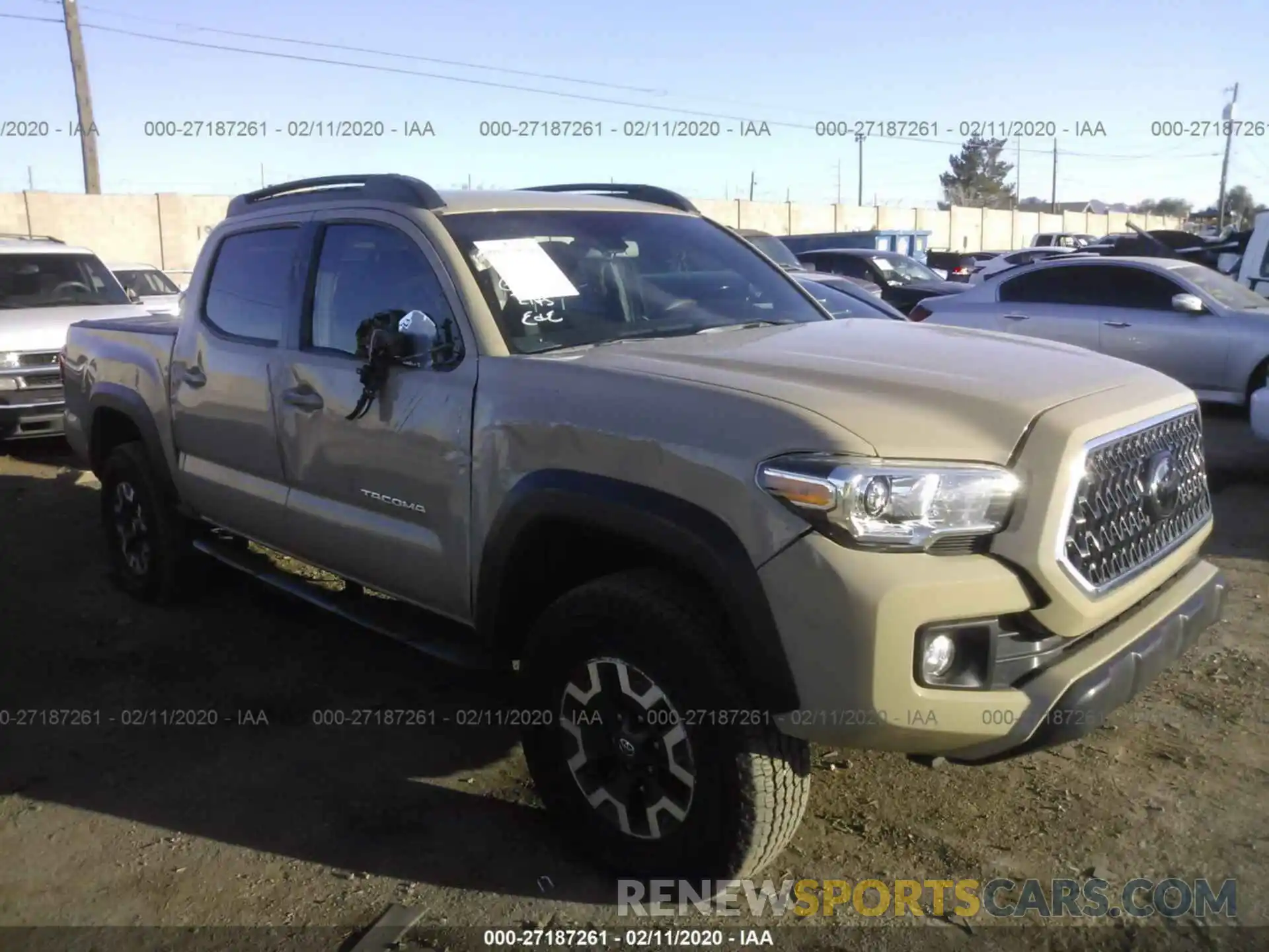 1 Photograph of a damaged car 3TMCZ5AN2KM219679 TOYOTA TACOMA 2019