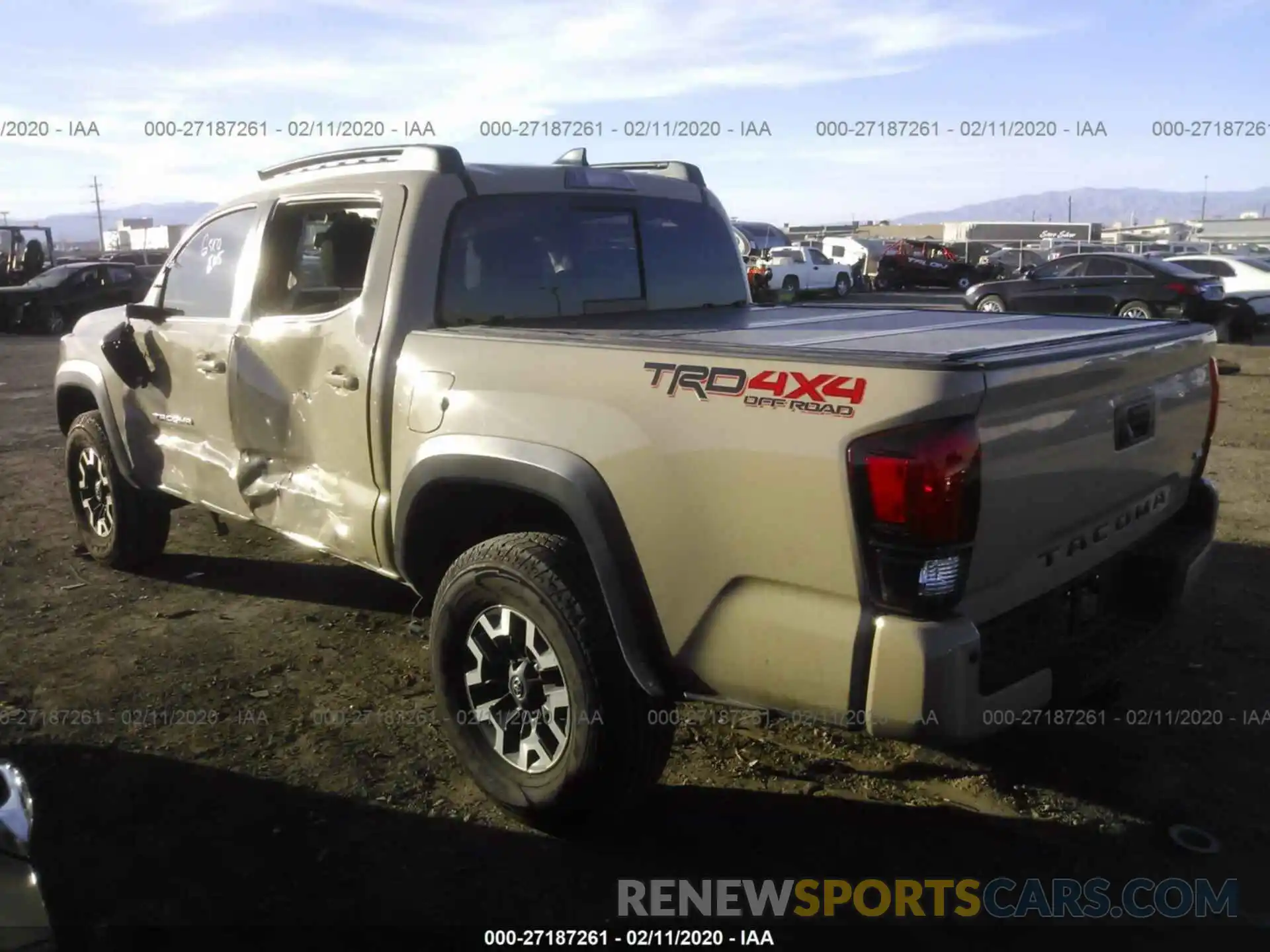 3 Photograph of a damaged car 3TMCZ5AN2KM219679 TOYOTA TACOMA 2019