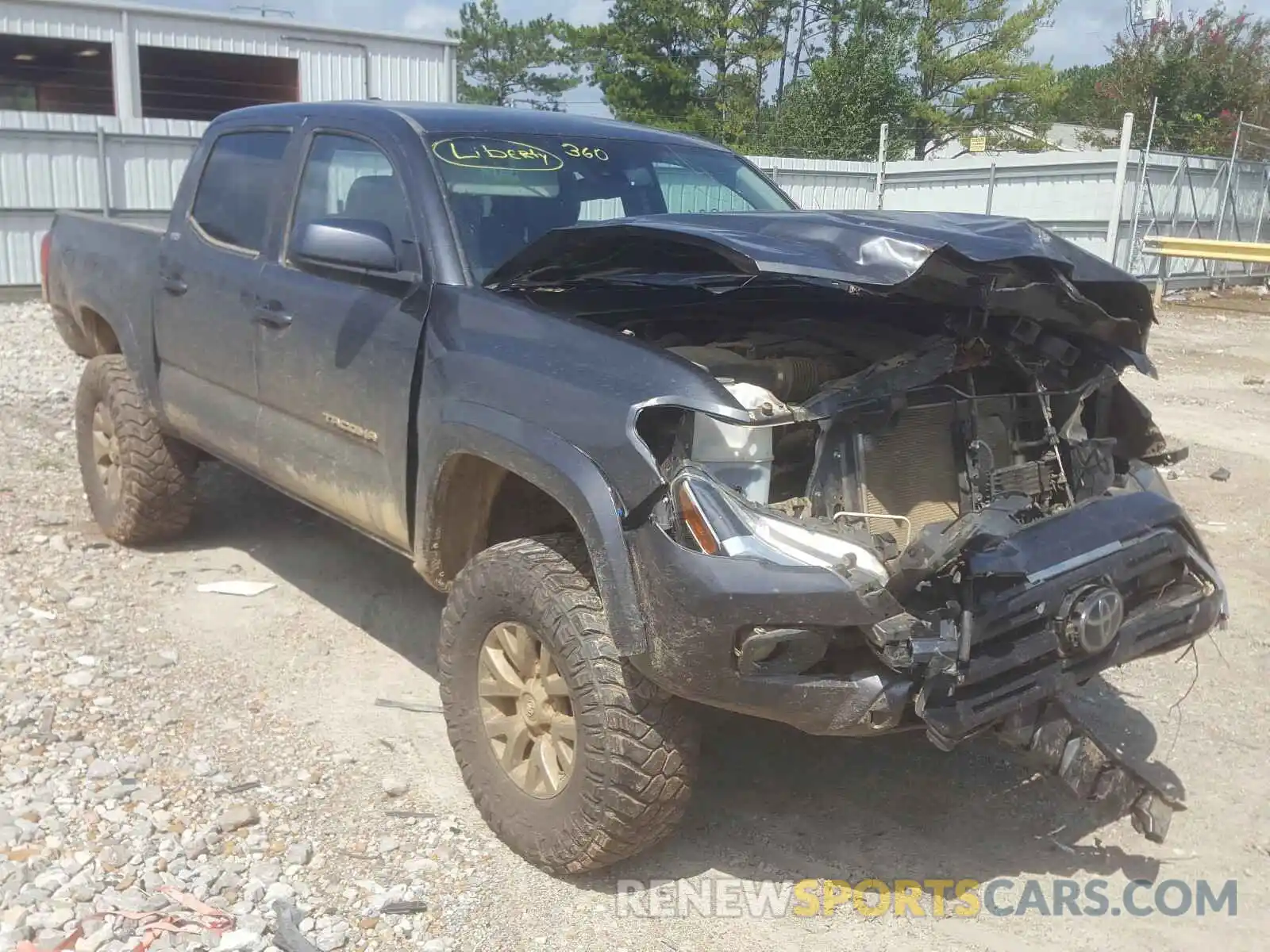 1 Photograph of a damaged car 3TMCZ5AN2KM220251 TOYOTA TACOMA 2019