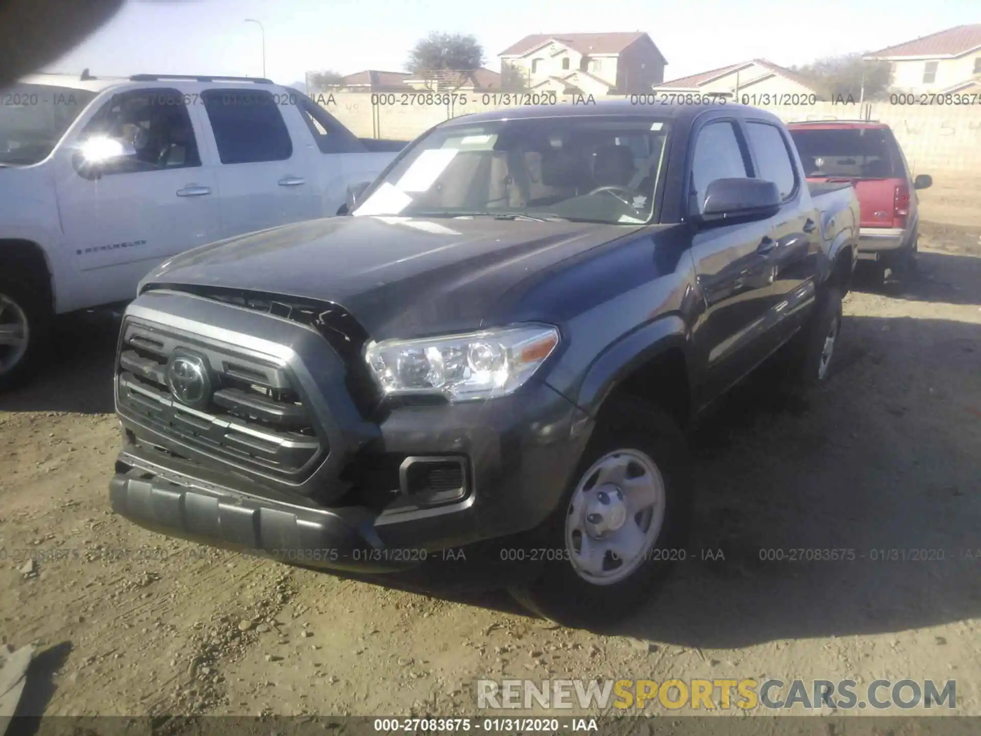 2 Photograph of a damaged car 3TMCZ5AN2KM220573 TOYOTA TACOMA 2019