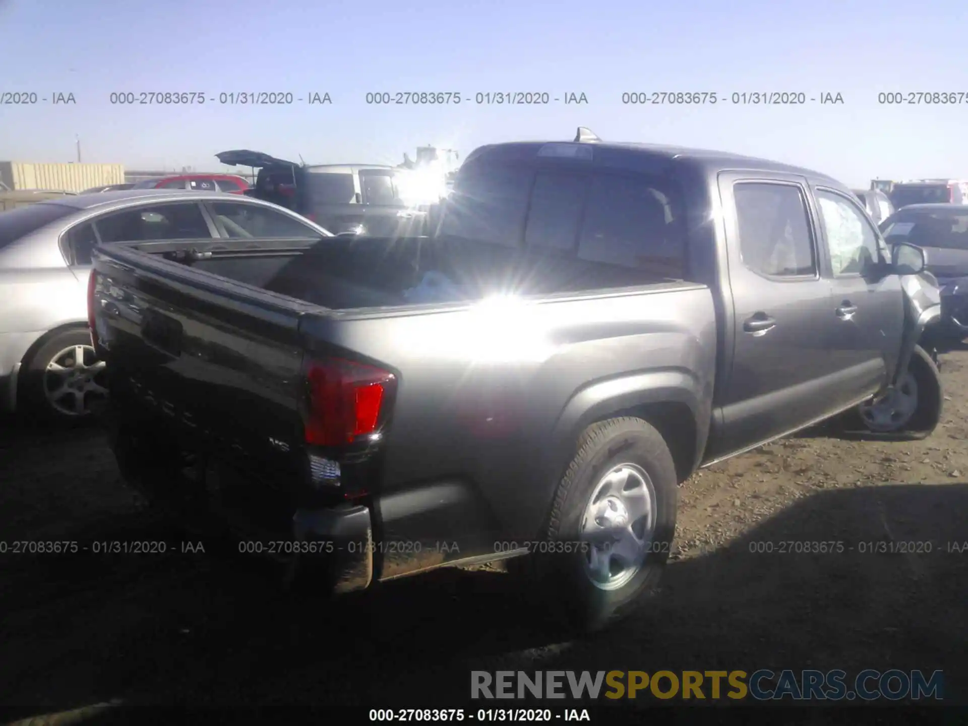 4 Photograph of a damaged car 3TMCZ5AN2KM220573 TOYOTA TACOMA 2019