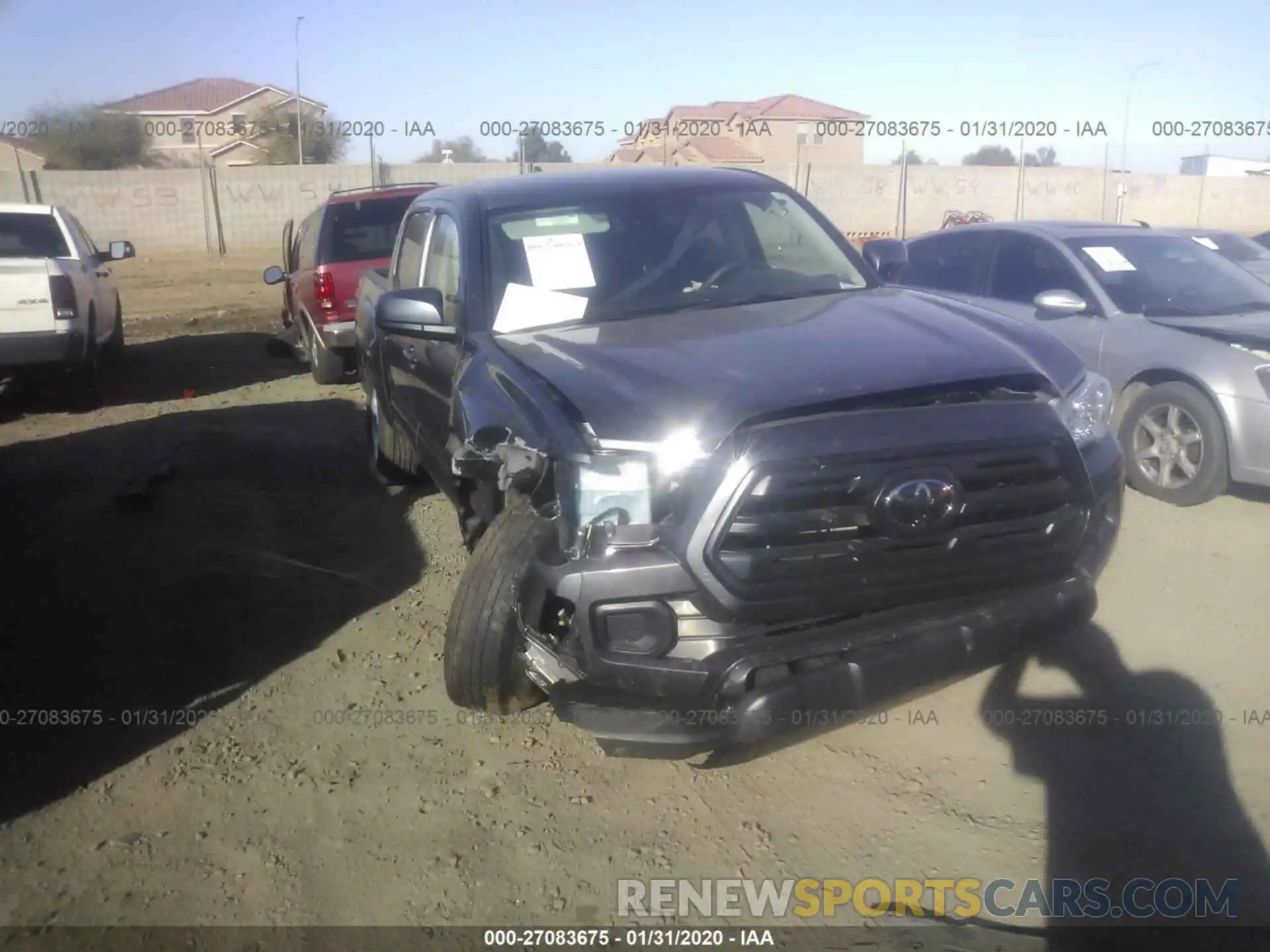 6 Photograph of a damaged car 3TMCZ5AN2KM220573 TOYOTA TACOMA 2019