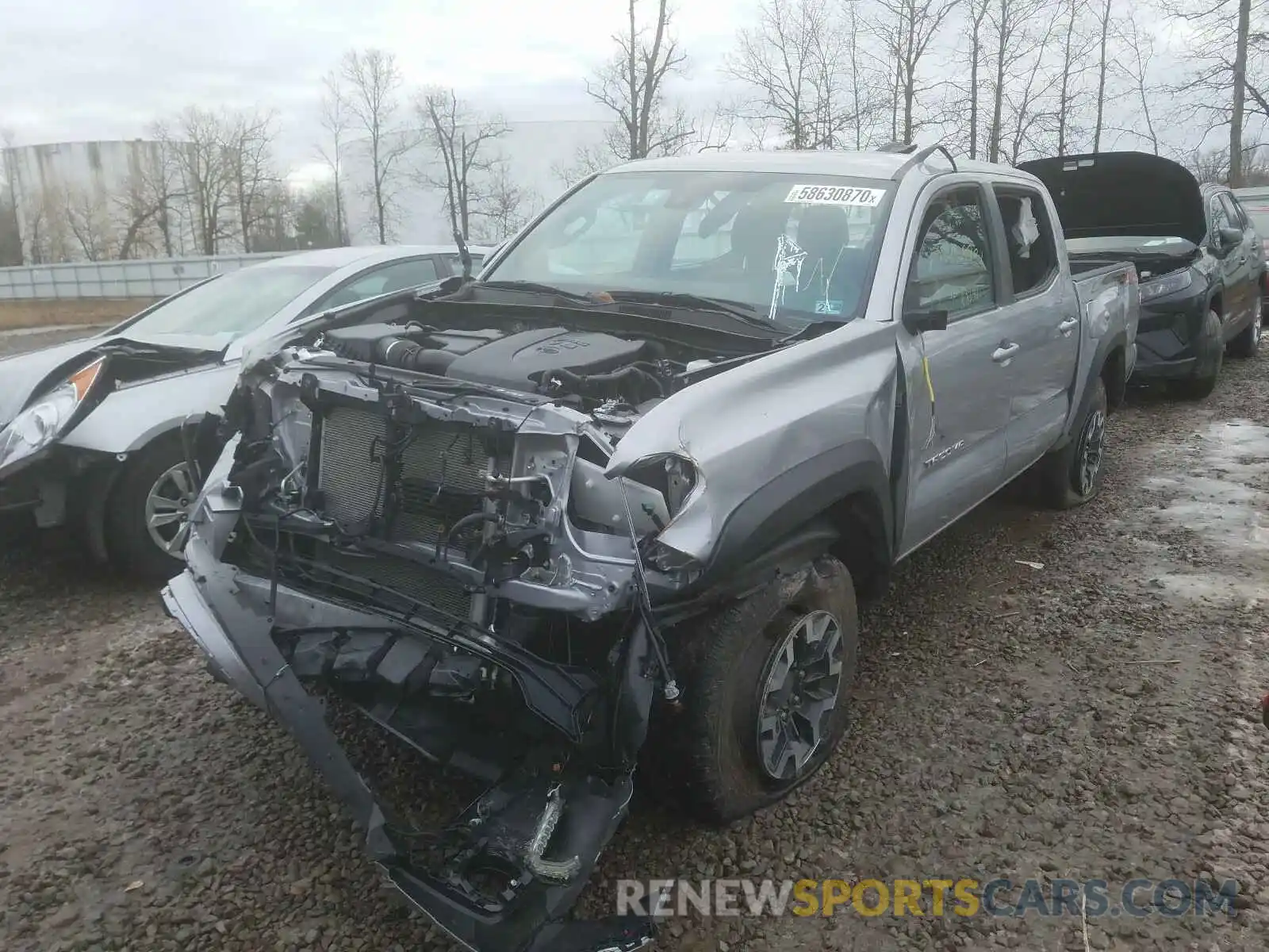 2 Photograph of a damaged car 3TMCZ5AN2KM220881 TOYOTA TACOMA 2019