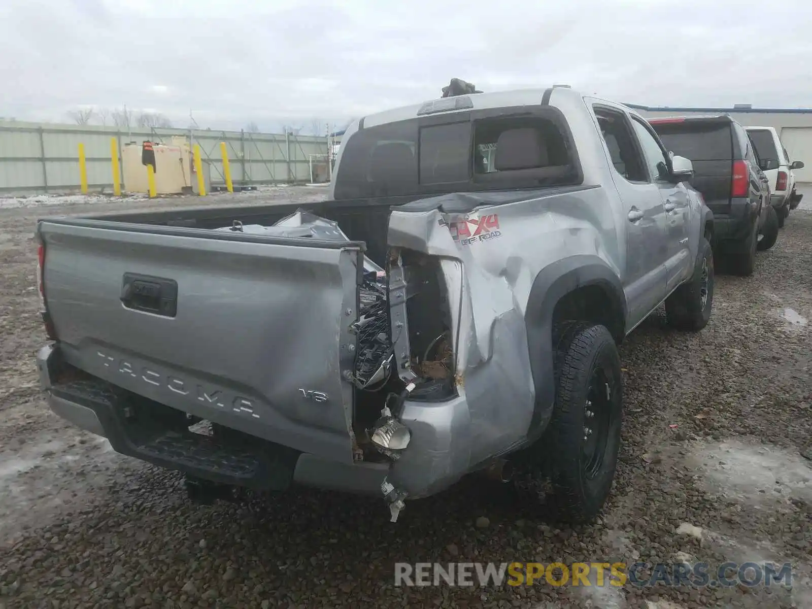 4 Photograph of a damaged car 3TMCZ5AN2KM220881 TOYOTA TACOMA 2019