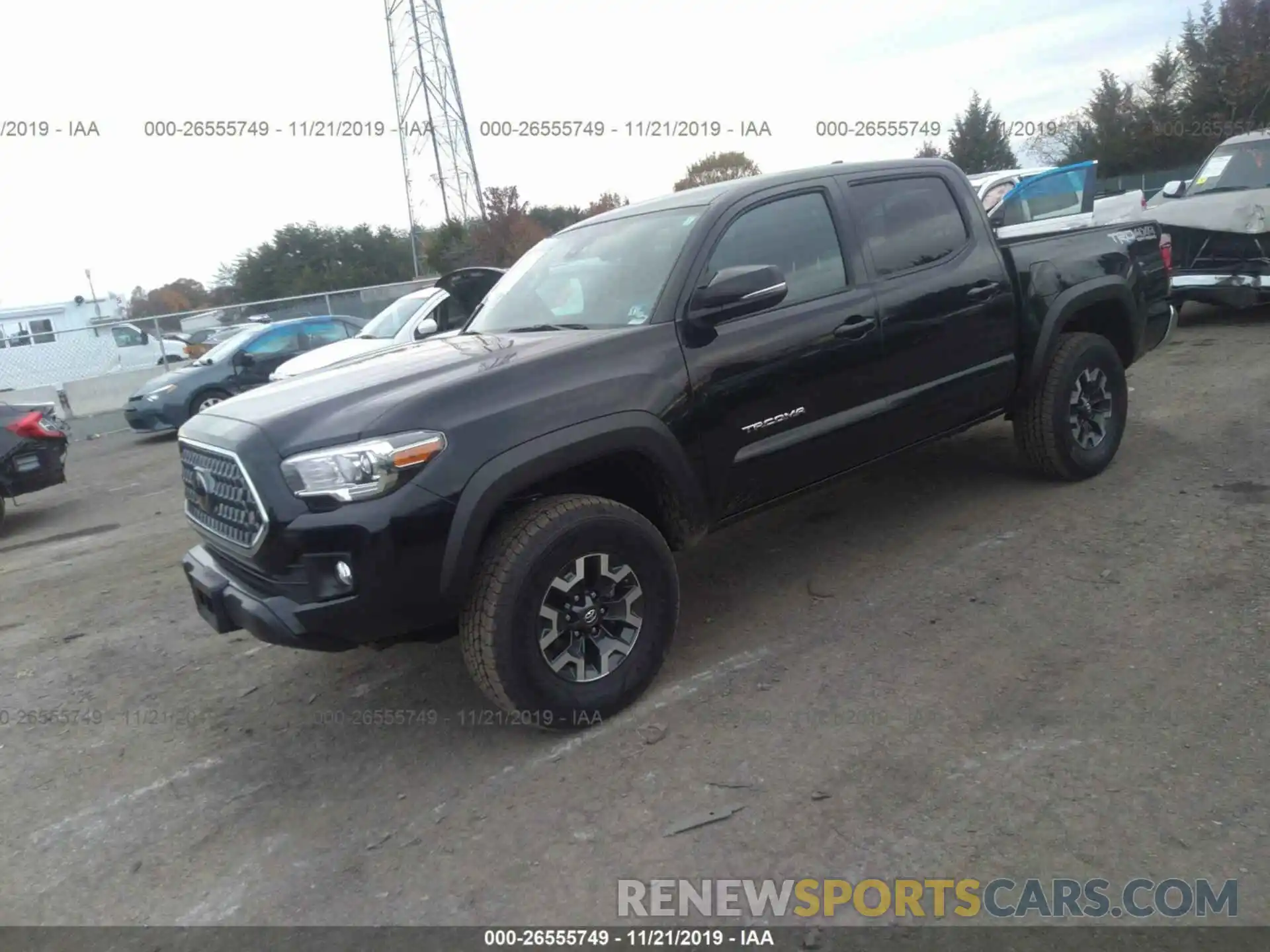 2 Photograph of a damaged car 3TMCZ5AN2KM221898 TOYOTA TACOMA 2019