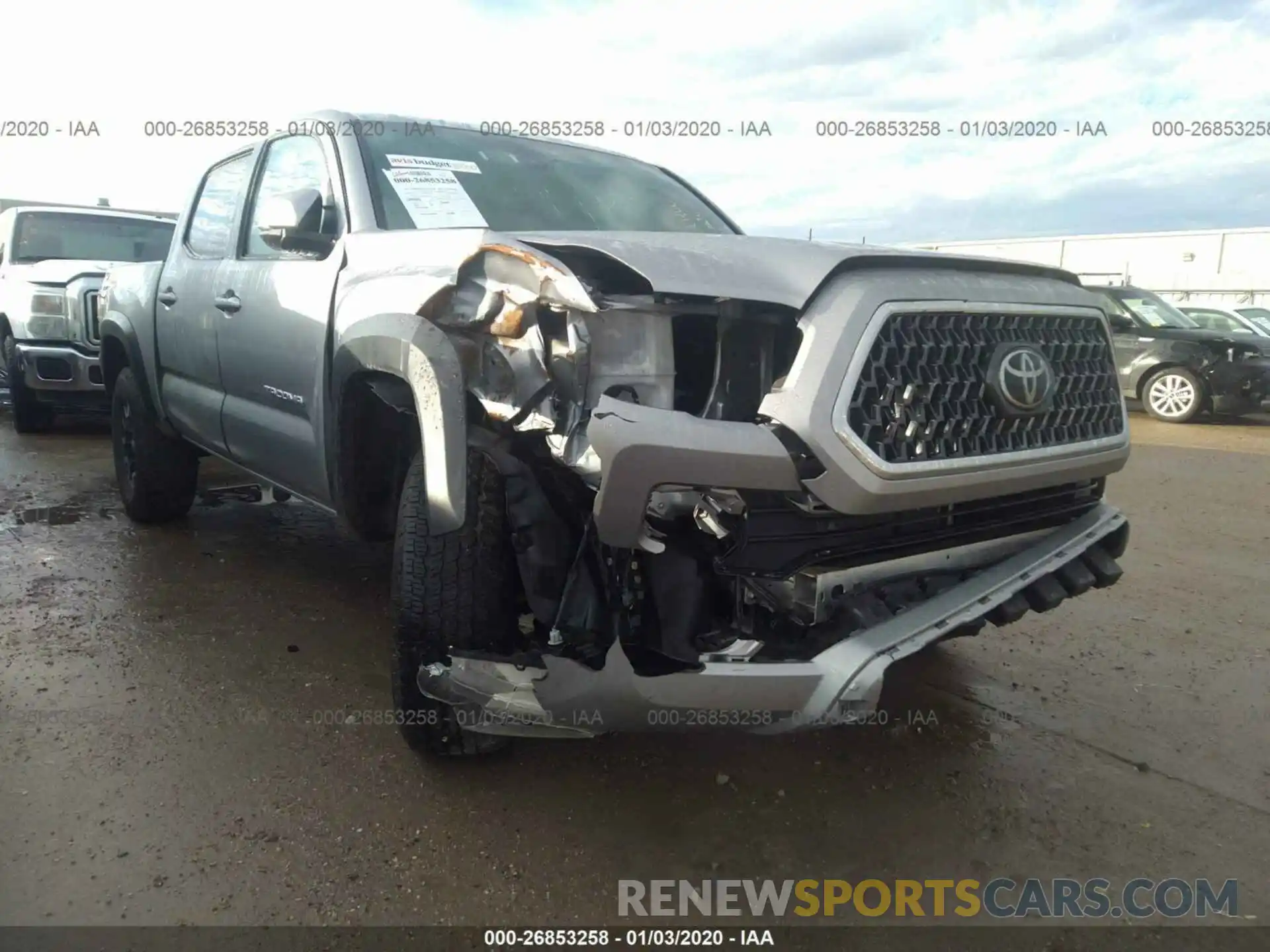 6 Photograph of a damaged car 3TMCZ5AN2KM222646 TOYOTA TACOMA 2019