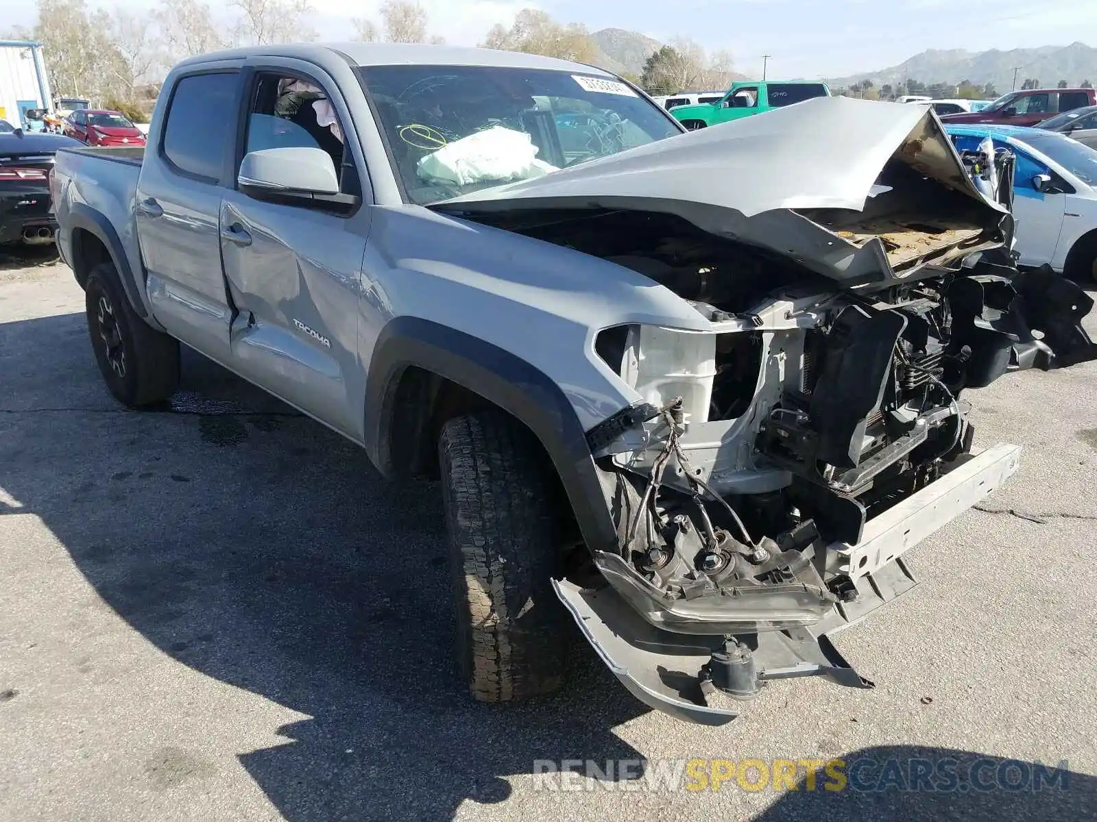 1 Photograph of a damaged car 3TMCZ5AN2KM227801 TOYOTA TACOMA 2019