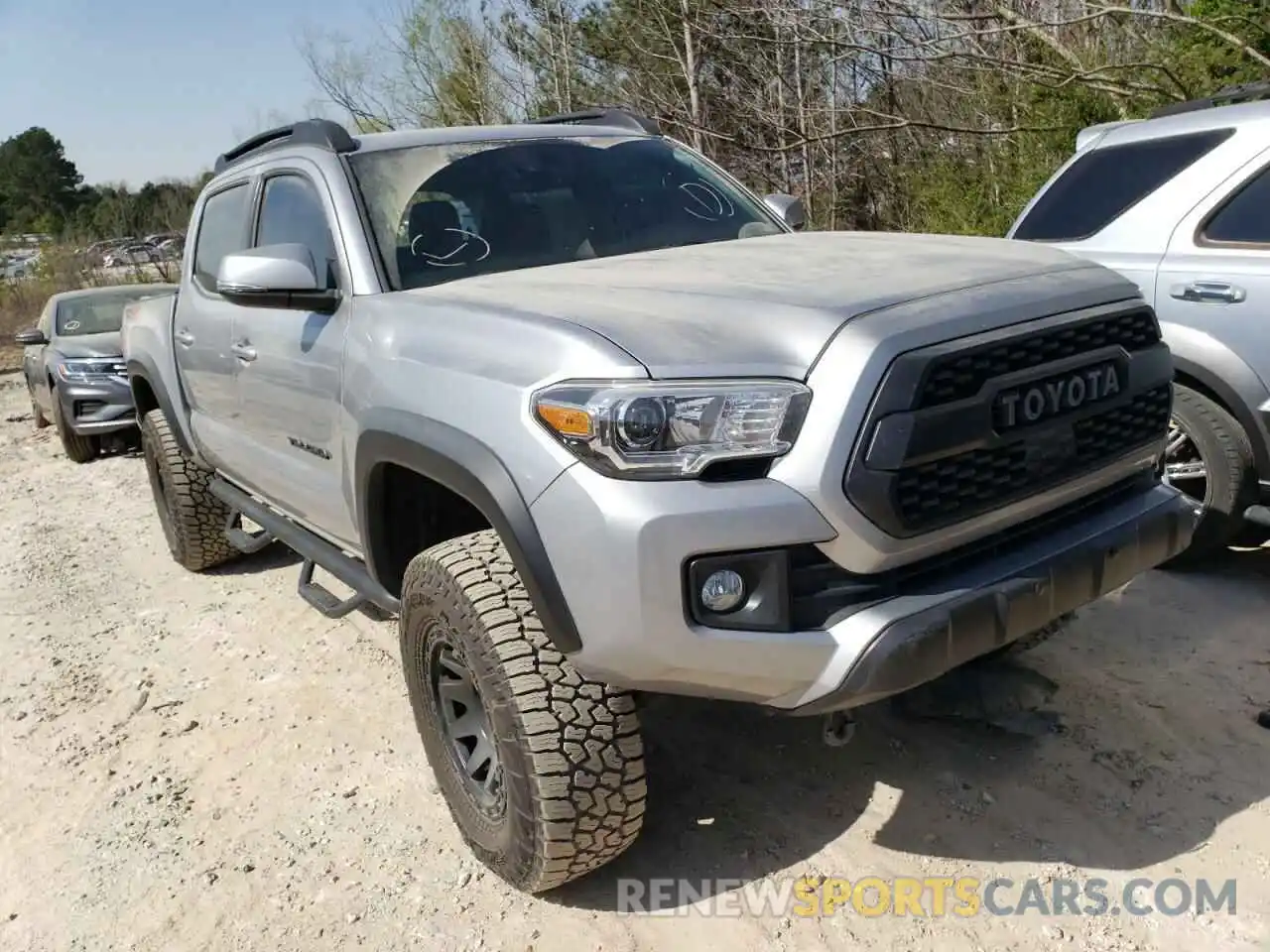 1 Photograph of a damaged car 3TMCZ5AN2KM230603 TOYOTA TACOMA 2019