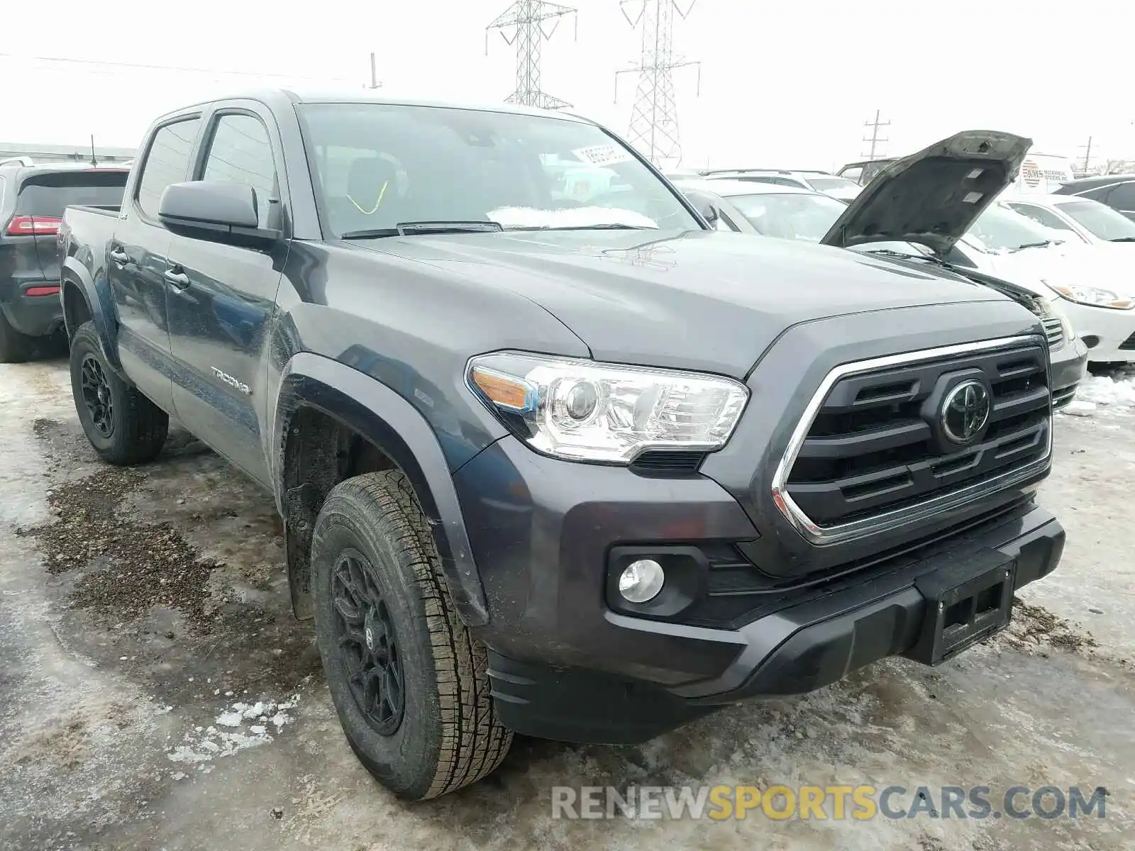 1 Photograph of a damaged car 3TMCZ5AN2KM232383 TOYOTA TACOMA 2019