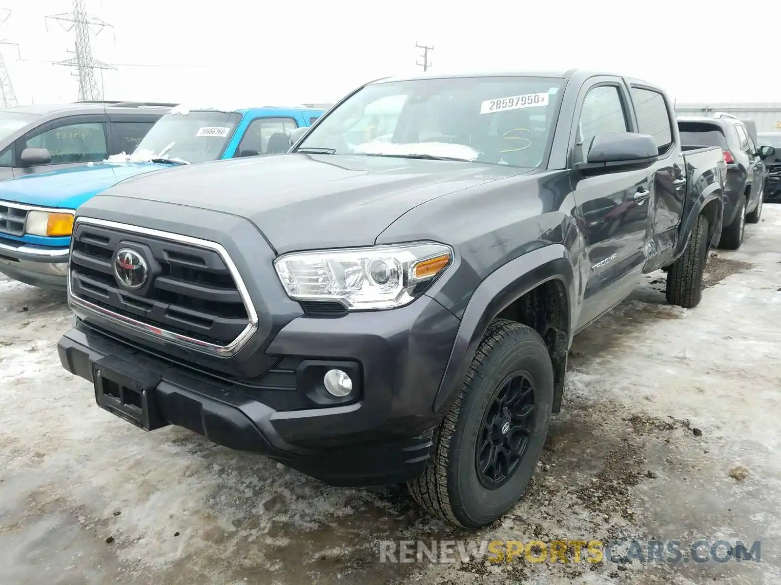 2 Photograph of a damaged car 3TMCZ5AN2KM232383 TOYOTA TACOMA 2019