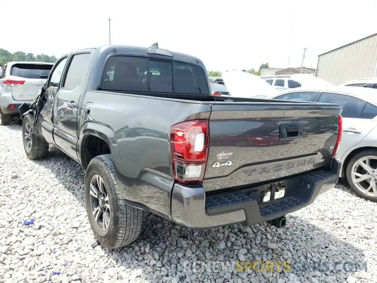 3 Photograph of a damaged car 3TMCZ5AN2KM232626 TOYOTA TACOMA 2019