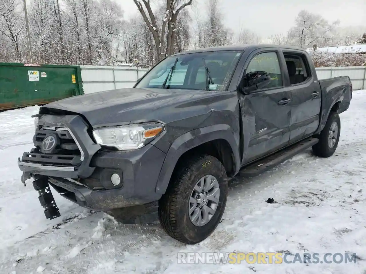 2 Photograph of a damaged car 3TMCZ5AN2KM232965 TOYOTA TACOMA 2019