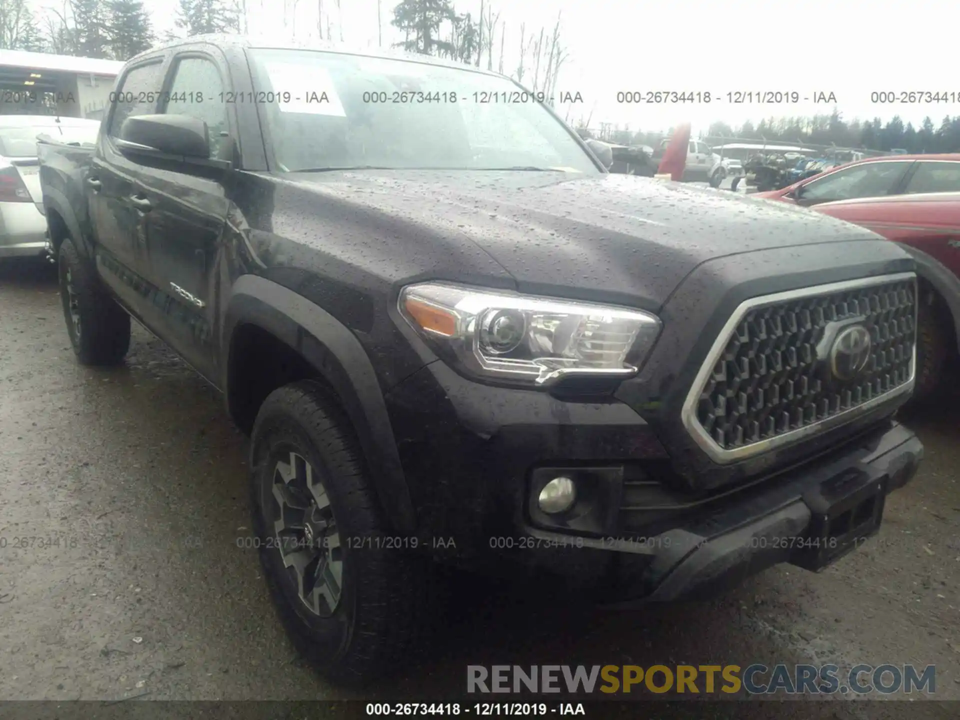 1 Photograph of a damaged car 3TMCZ5AN2KM235199 TOYOTA TACOMA 2019