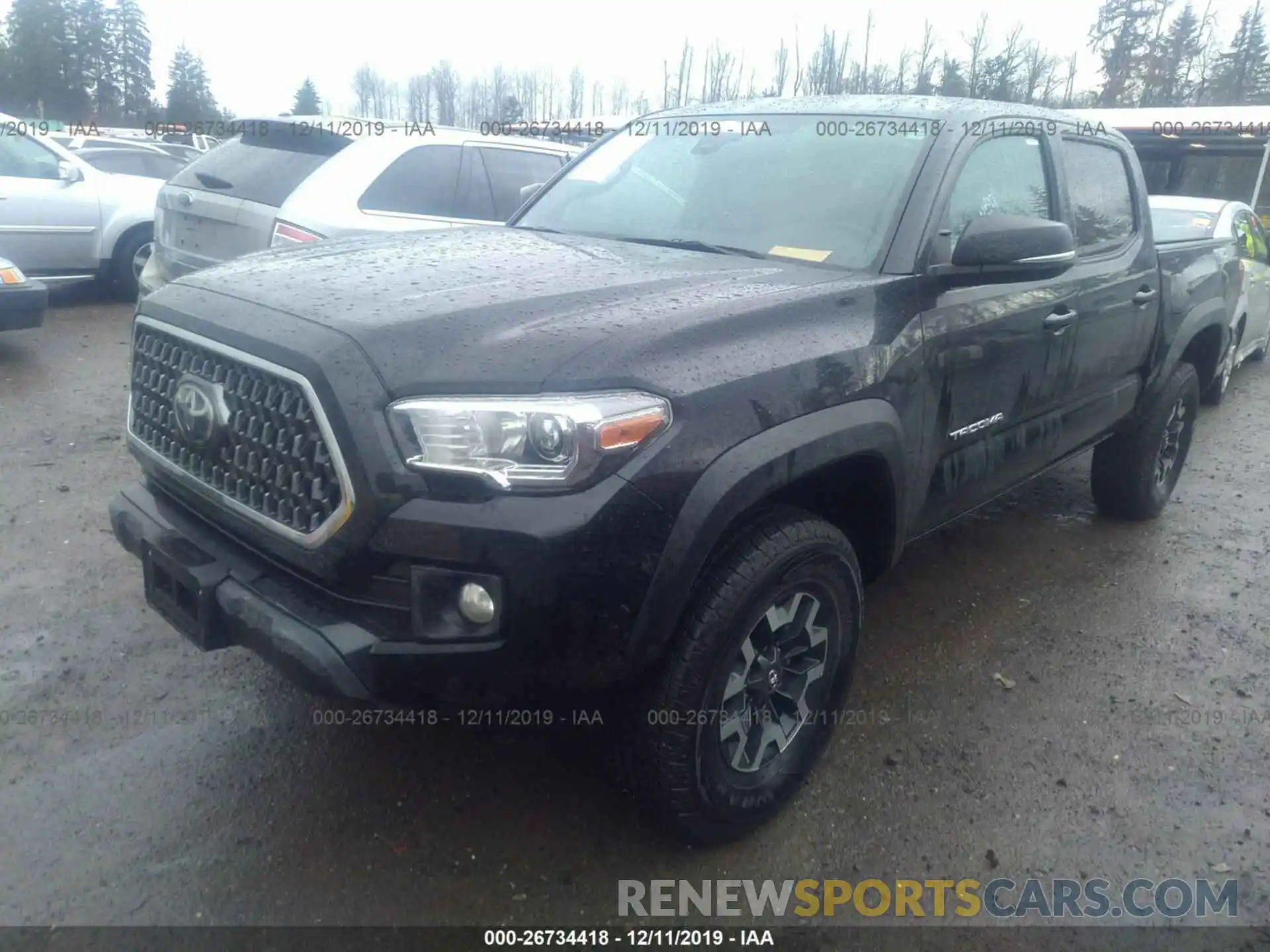 2 Photograph of a damaged car 3TMCZ5AN2KM235199 TOYOTA TACOMA 2019