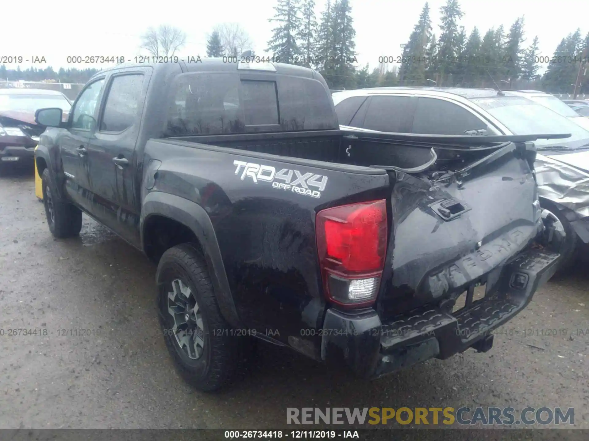 3 Photograph of a damaged car 3TMCZ5AN2KM235199 TOYOTA TACOMA 2019