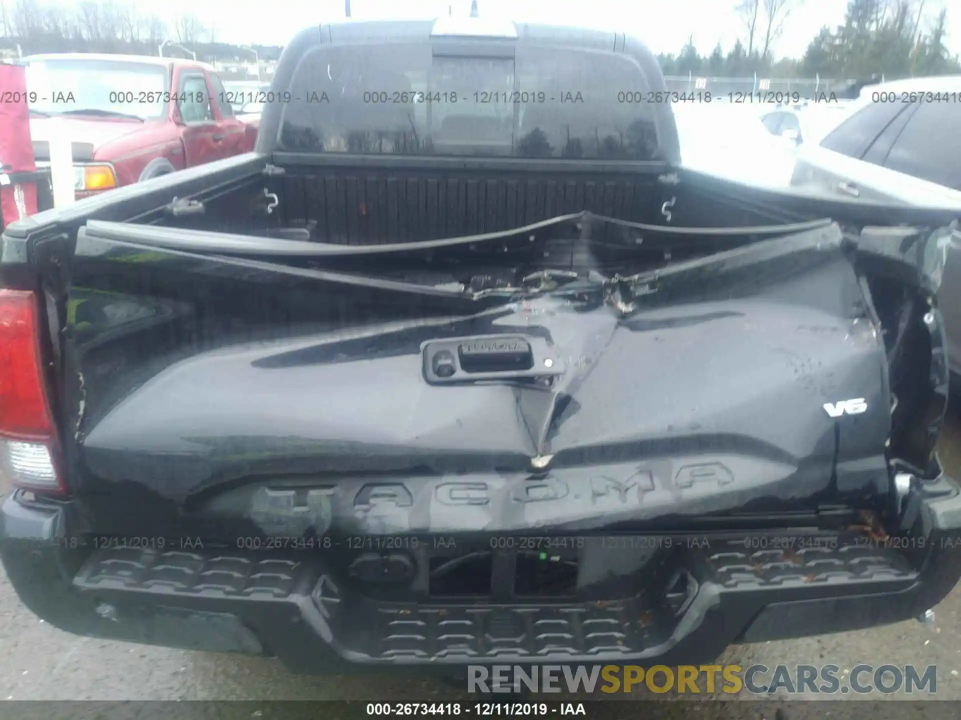 6 Photograph of a damaged car 3TMCZ5AN2KM235199 TOYOTA TACOMA 2019