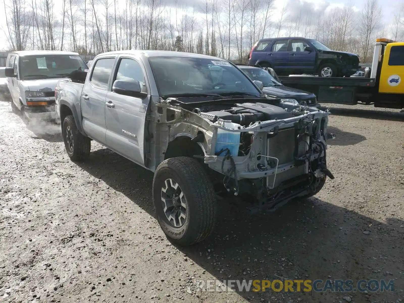 1 Photograph of a damaged car 3TMCZ5AN2KM237213 TOYOTA TACOMA 2019