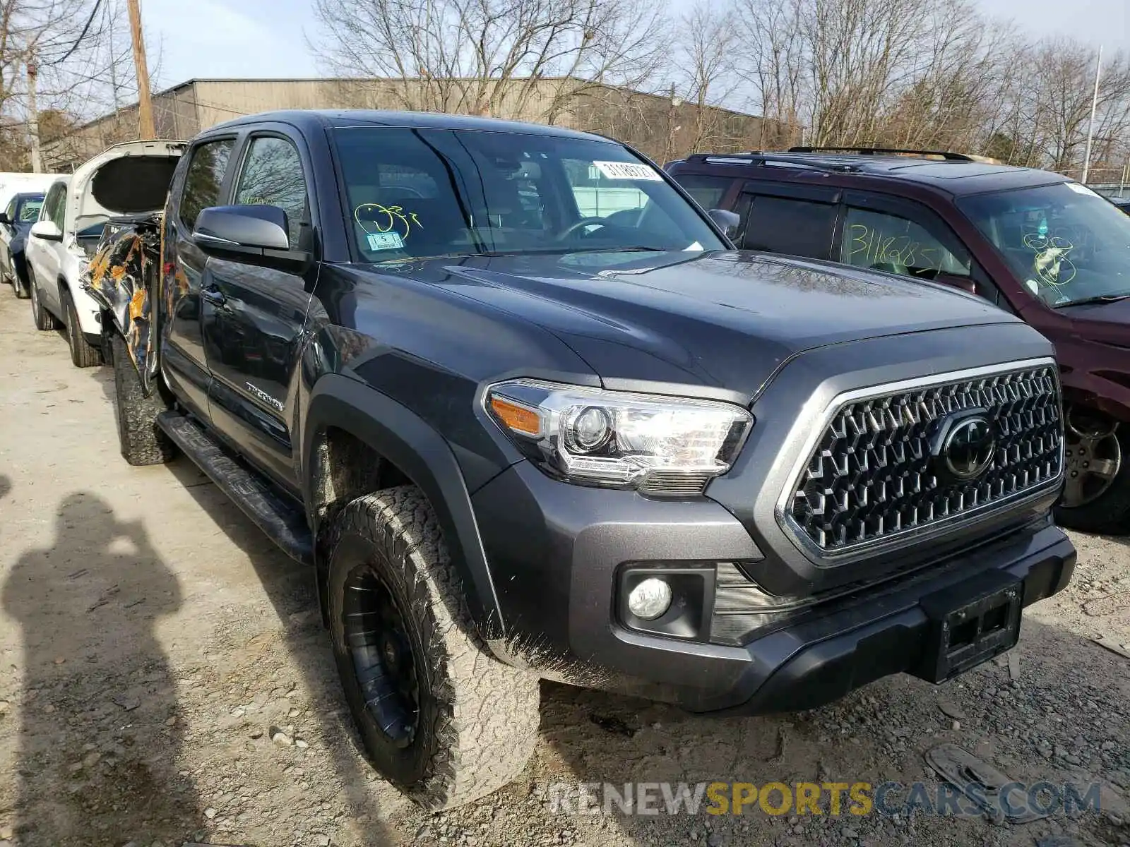 1 Photograph of a damaged car 3TMCZ5AN2KM237454 TOYOTA TACOMA 2019