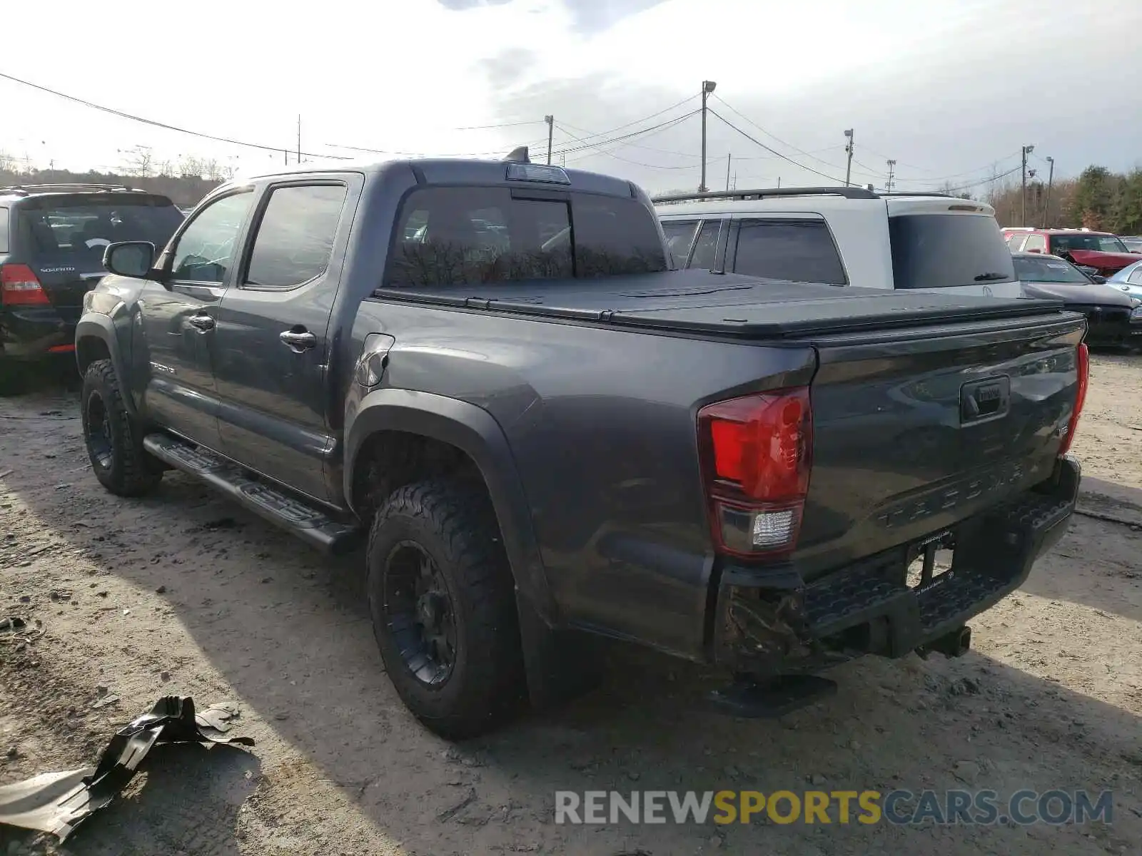 3 Photograph of a damaged car 3TMCZ5AN2KM237454 TOYOTA TACOMA 2019