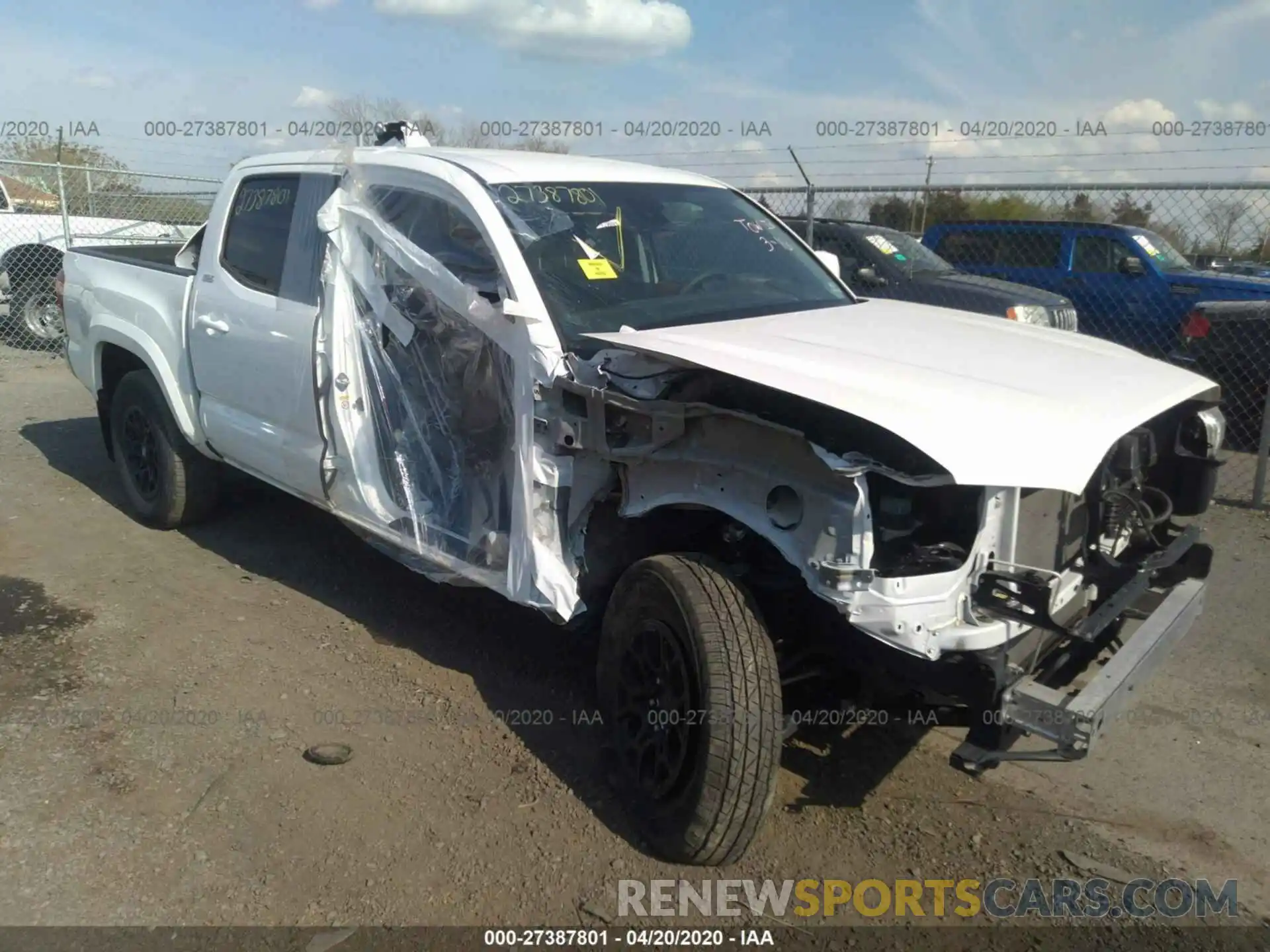 6 Photograph of a damaged car 3TMCZ5AN2KM239883 TOYOTA TACOMA 2019