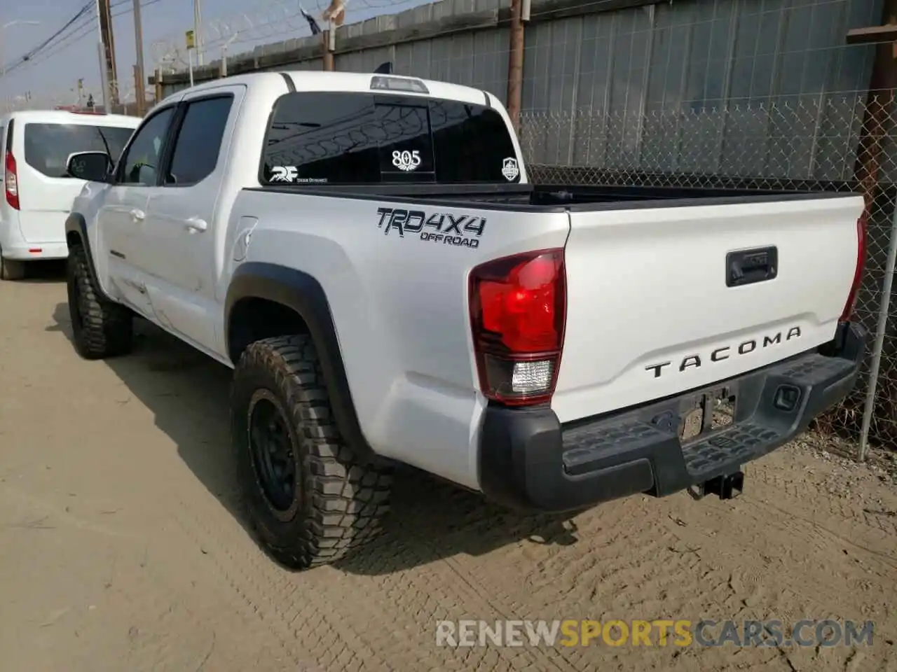 3 Photograph of a damaged car 3TMCZ5AN2KM241701 TOYOTA TACOMA 2019