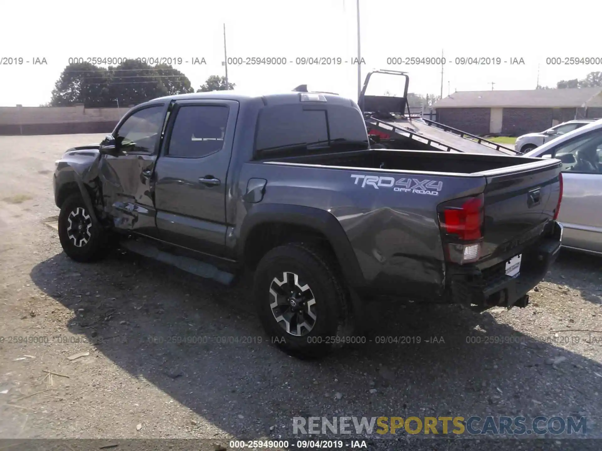 3 Photograph of a damaged car 3TMCZ5AN2KM243321 TOYOTA TACOMA 2019