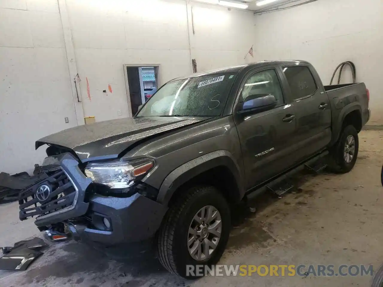 2 Photograph of a damaged car 3TMCZ5AN2KM244176 TOYOTA TACOMA 2019