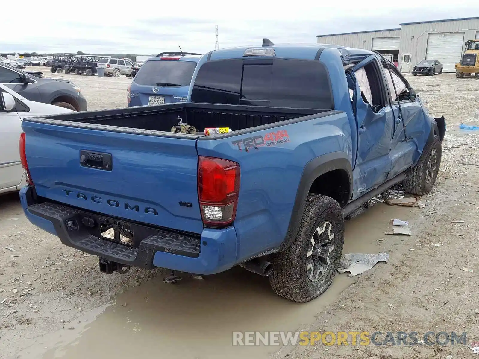 4 Photograph of a damaged car 3TMCZ5AN2KM244341 TOYOTA TACOMA 2019