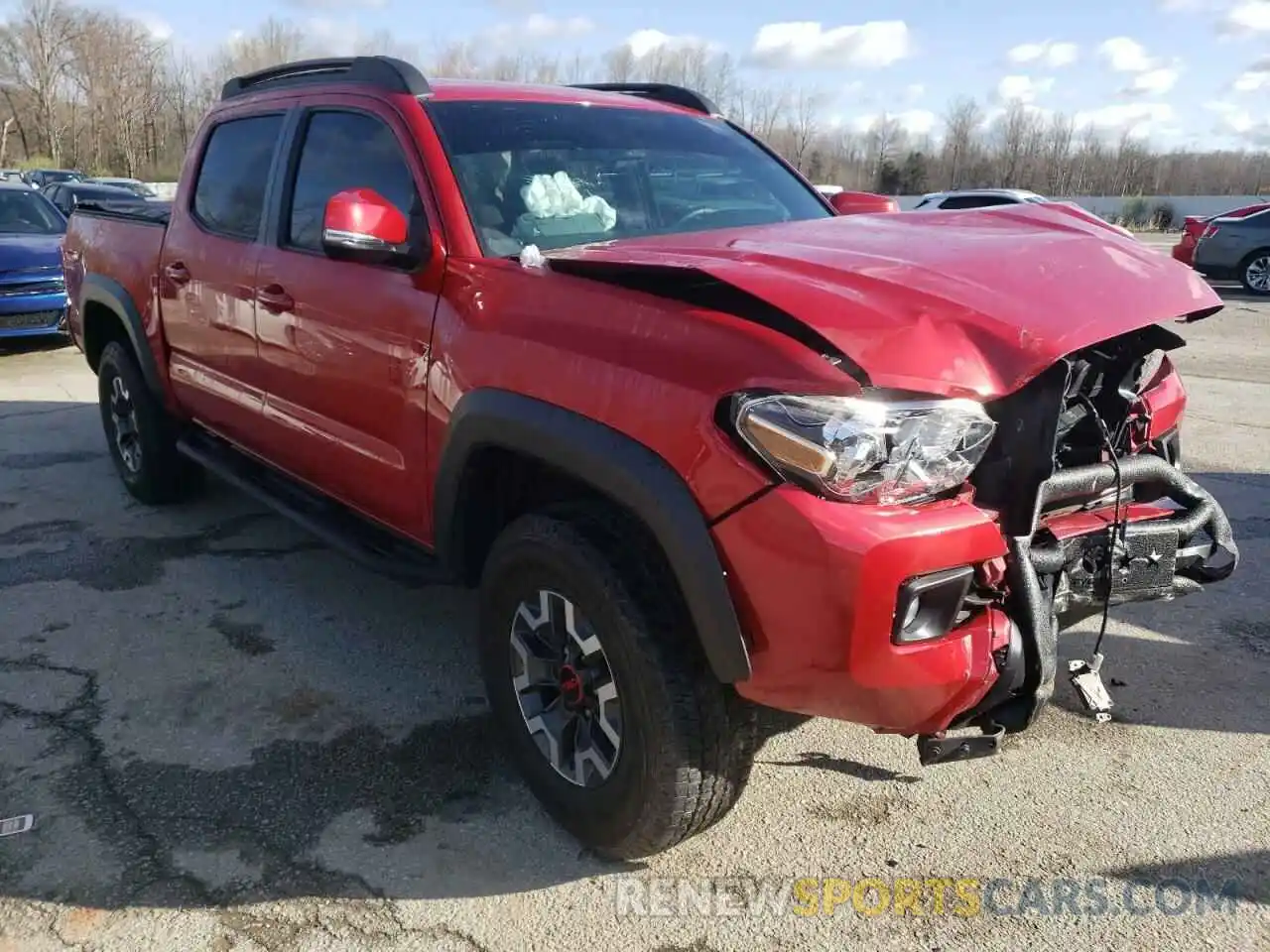 1 Photograph of a damaged car 3TMCZ5AN2KM244548 TOYOTA TACOMA 2019