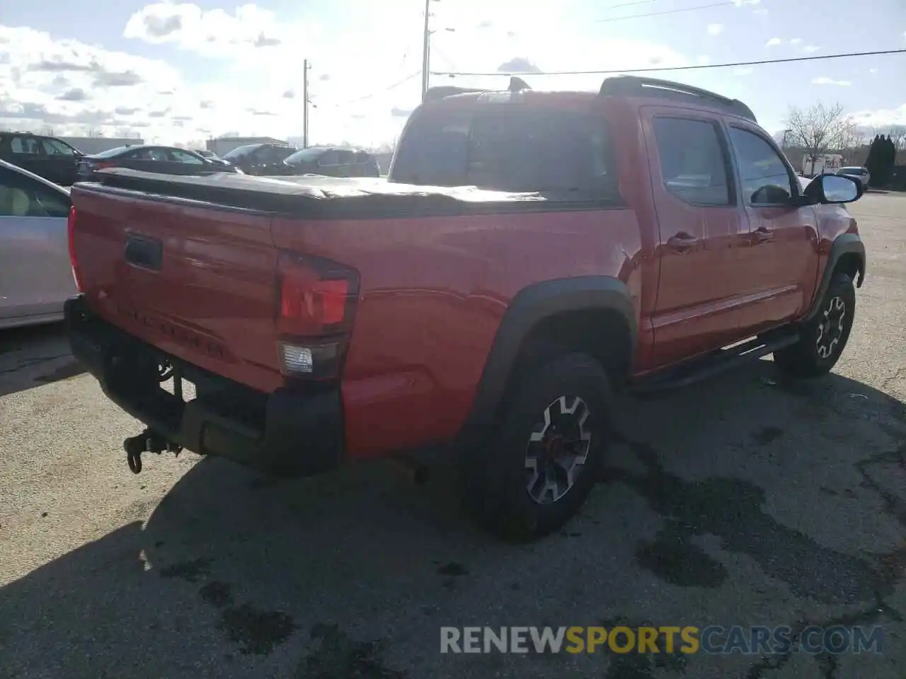 4 Photograph of a damaged car 3TMCZ5AN2KM244548 TOYOTA TACOMA 2019