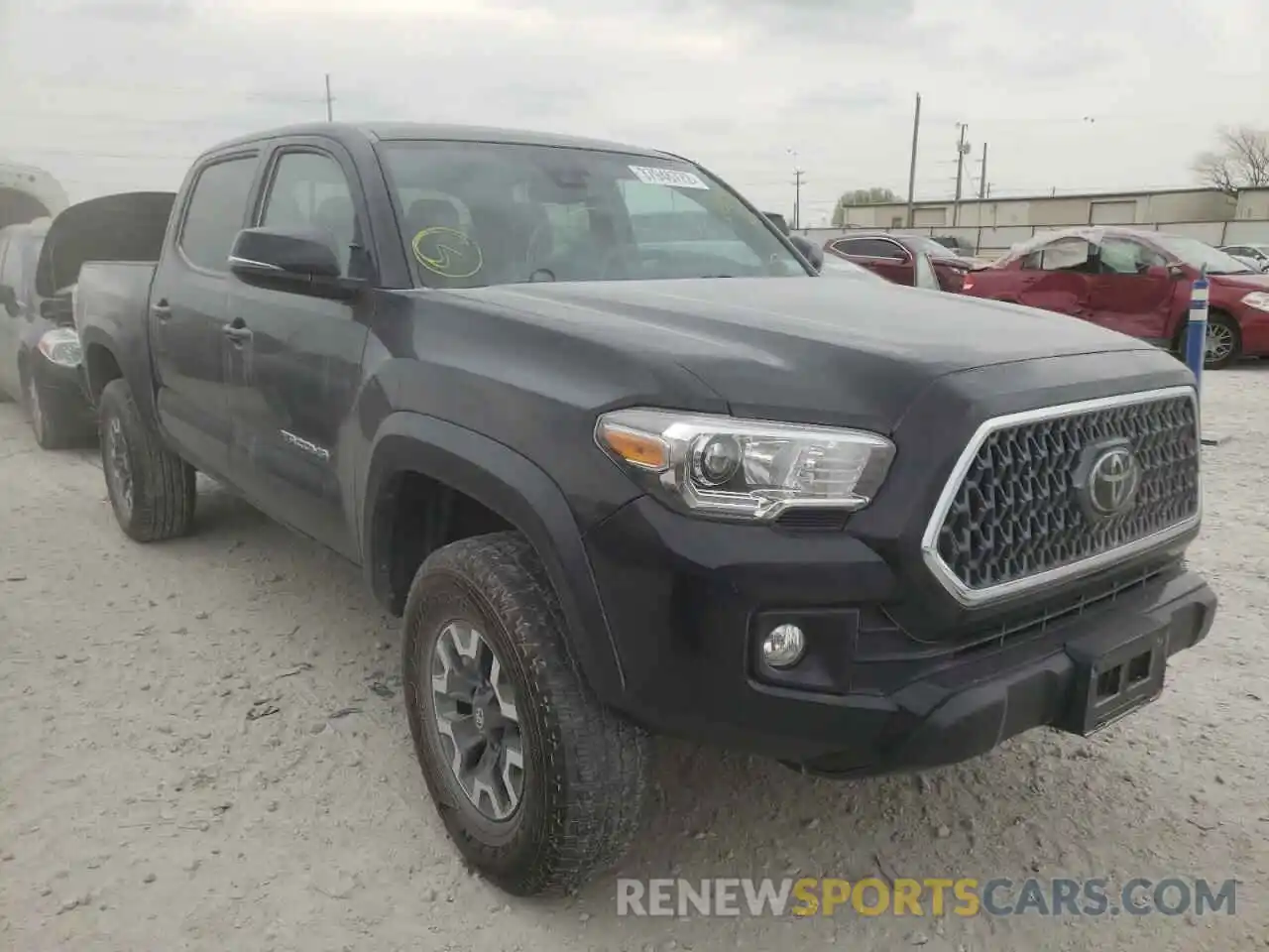 1 Photograph of a damaged car 3TMCZ5AN2KM245893 TOYOTA TACOMA 2019